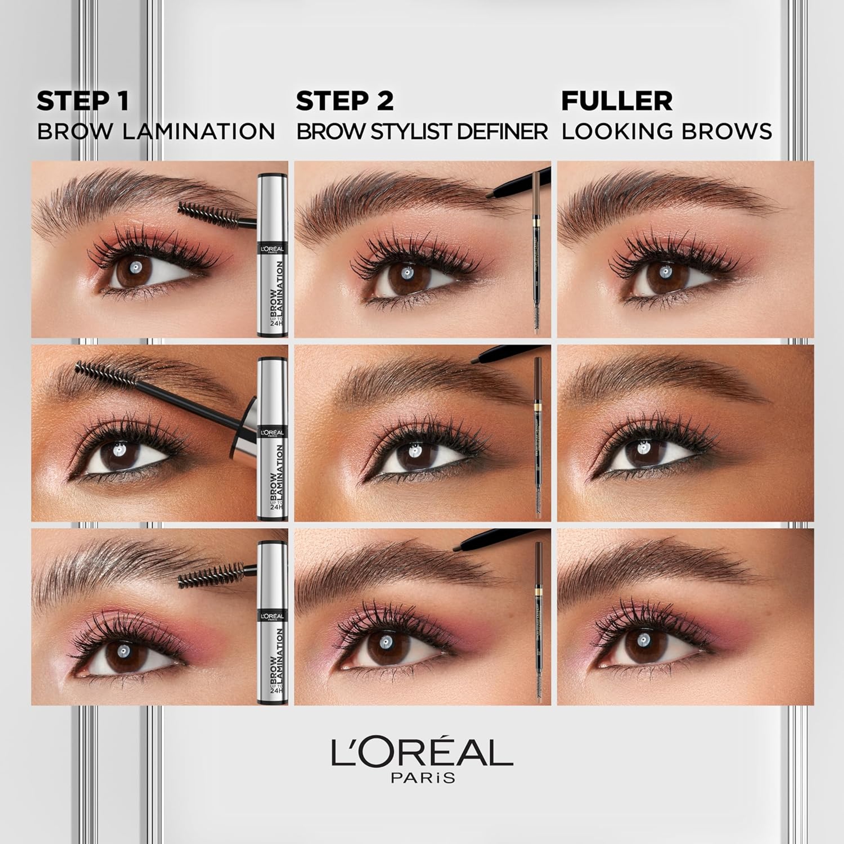 L'Oreal Paris Infallible Up To 24HR Brow Lamination 0.16 fl.oz - Water-Resistant Longwear Eyebrow Gel 6