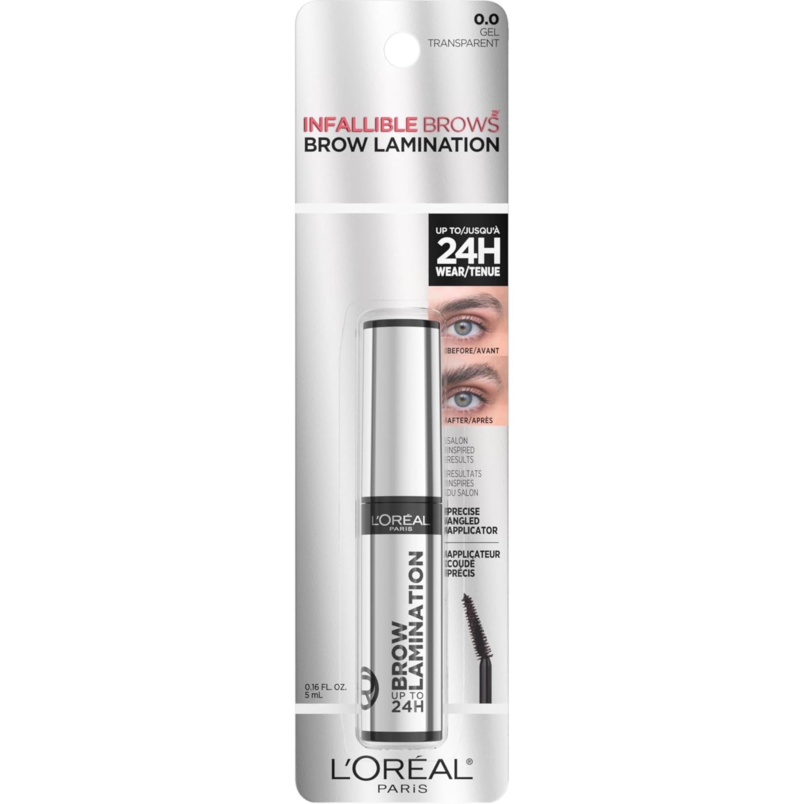 L'Oreal Paris Infallible Up To 24HR Brow Lamination 0.16 fl.oz - Water-Resistant Longwear Eyebrow Gel 9