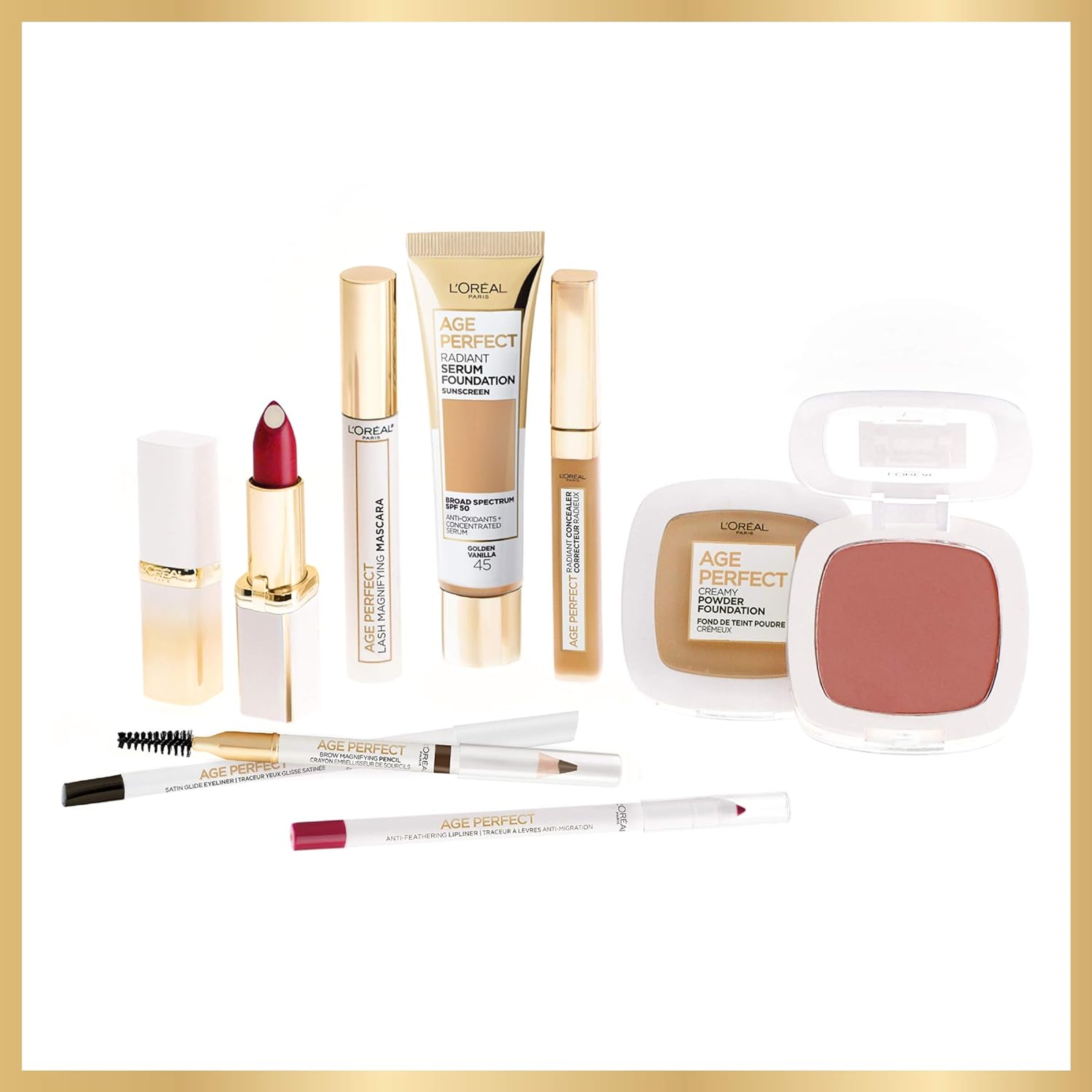 L'Oreal Paris Age Perfect Face Blurring Primer Infused with Caring Serum - Smoothes Liners & Pores 1 fl.oz 5