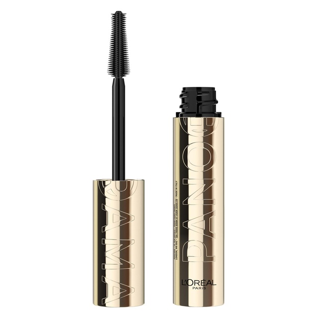 L'Oreal Paris Voluminous Panorama Mascara, Blackest Black, 0.33 fl.oz - Volumizing & Lengthening Washable Mascara