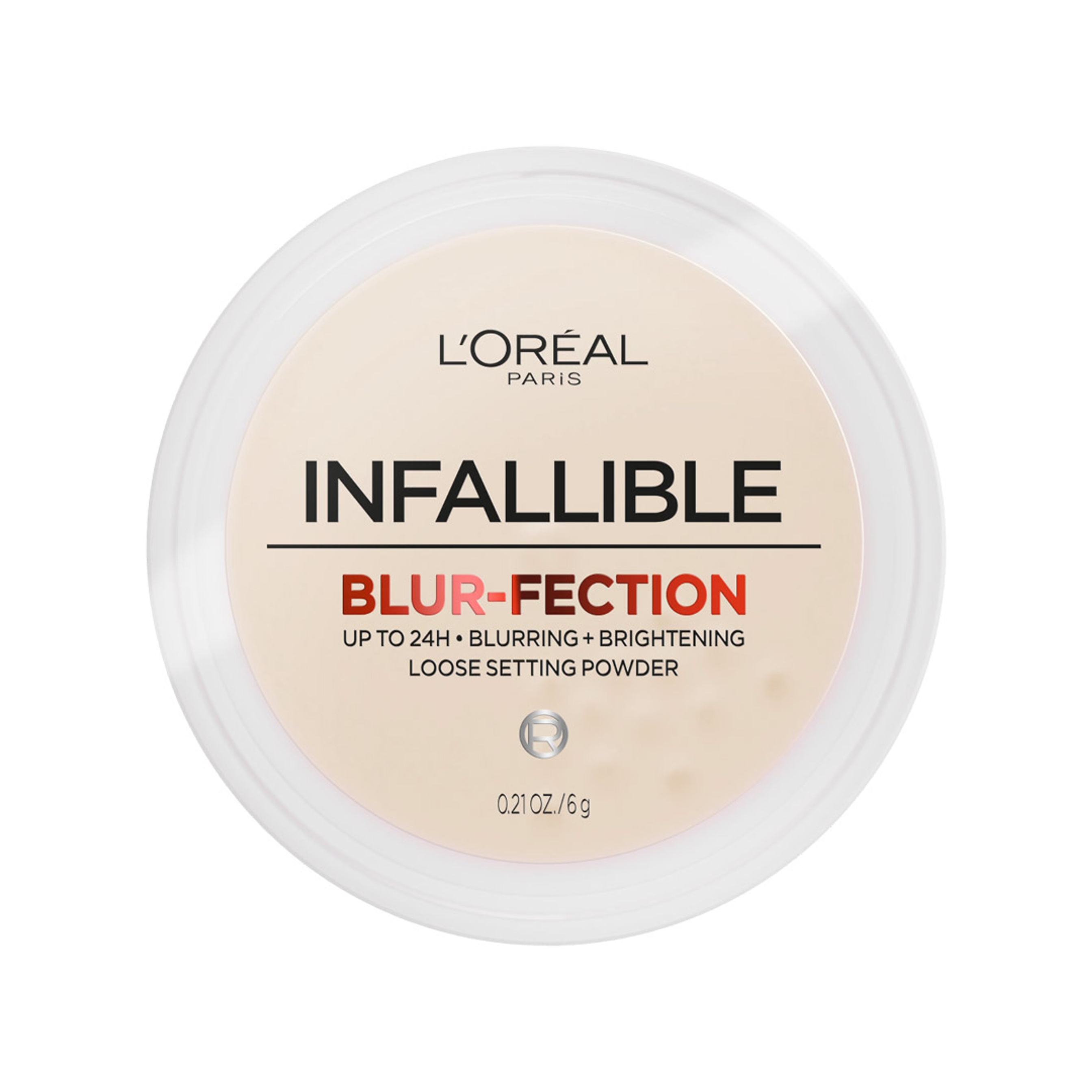 L'Oreal Paris Infallible Blur-fection Loose Setting Powder, Translucent Light, 0.21 oz  - Longwear Blurring Face Powder 1