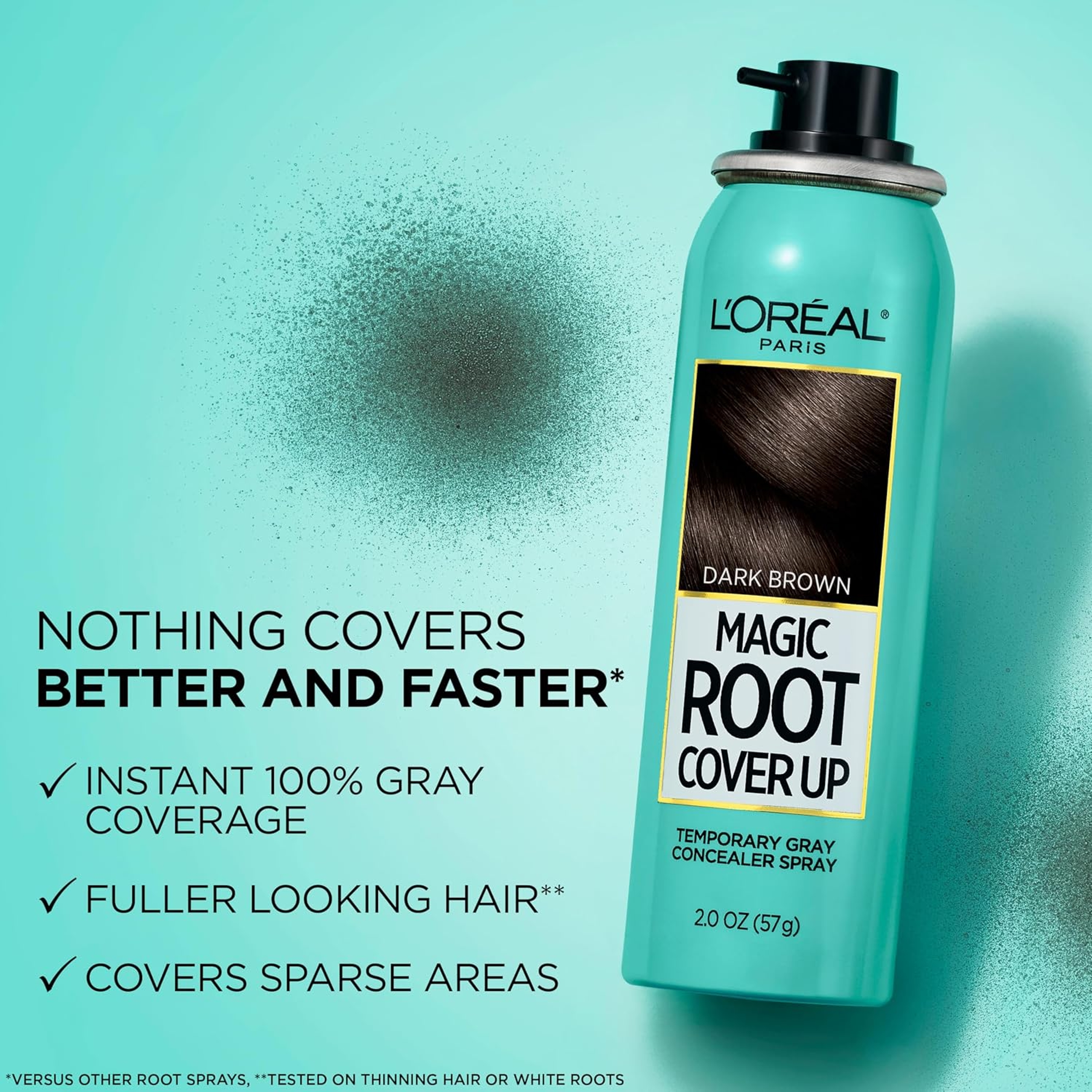 L'Oreal Paris Magic Root Cover Up, Dark Blonde, 2 oz - Root Touch-Up Spray for Gray Root Coverage 2