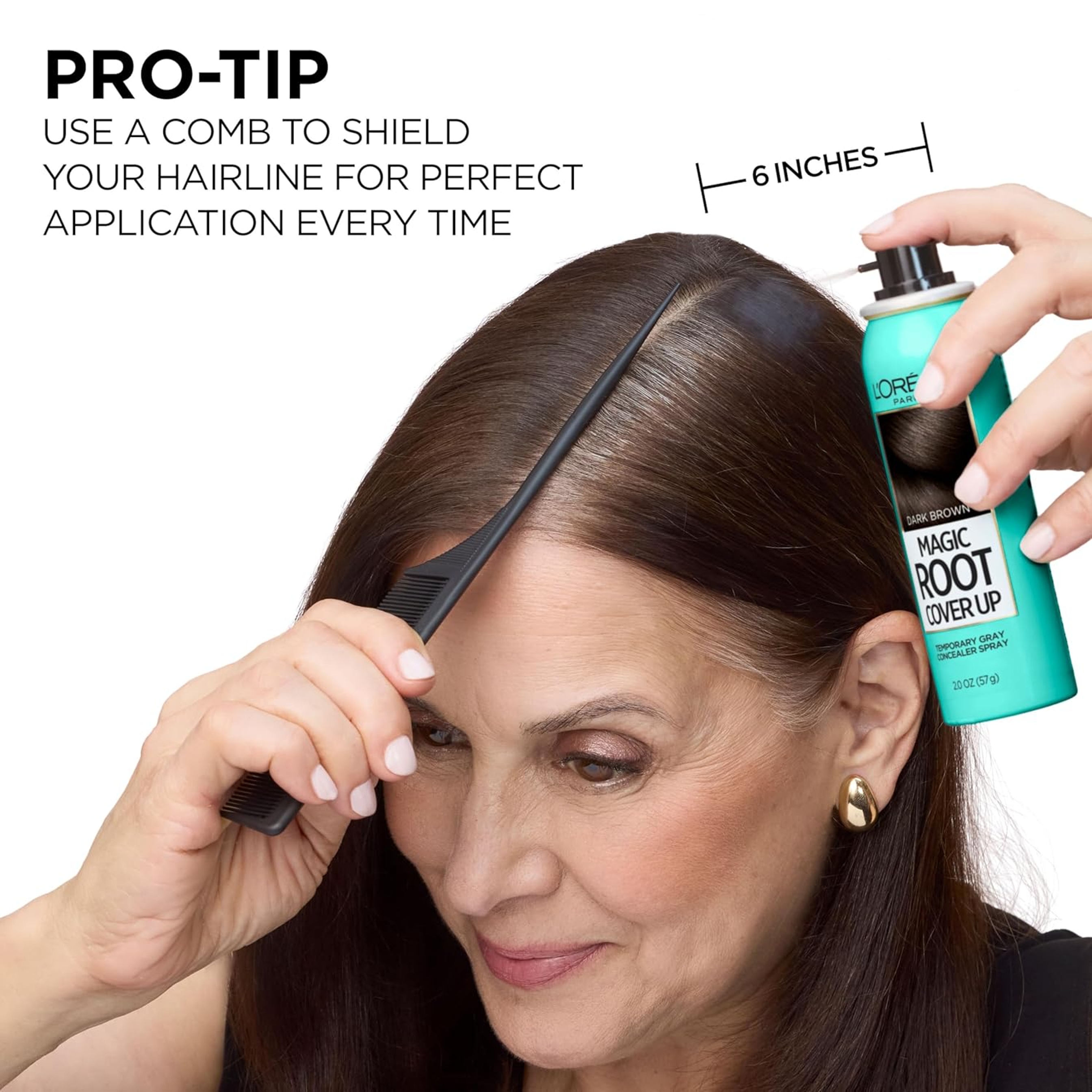L'Oreal Paris Magic Root Cover Up, Dark Blonde, 2 oz - Root Touch-Up Spray for Gray Root Coverage 8