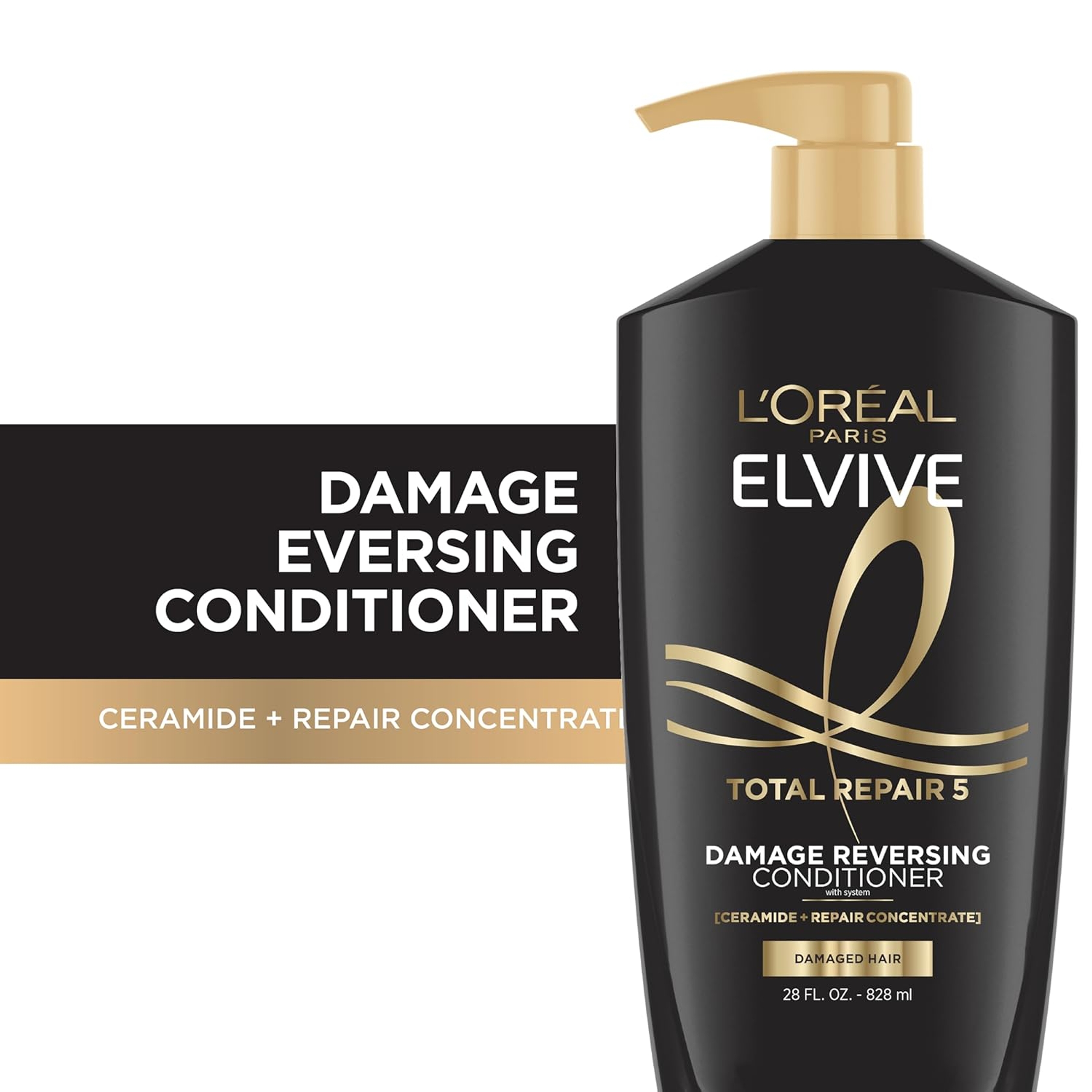 L'Oreal Paris Elvive Total Repair 5 Repairing Conditioner - Damage Eversing Conditioner for Damaged Hair 28 fl.oz 2