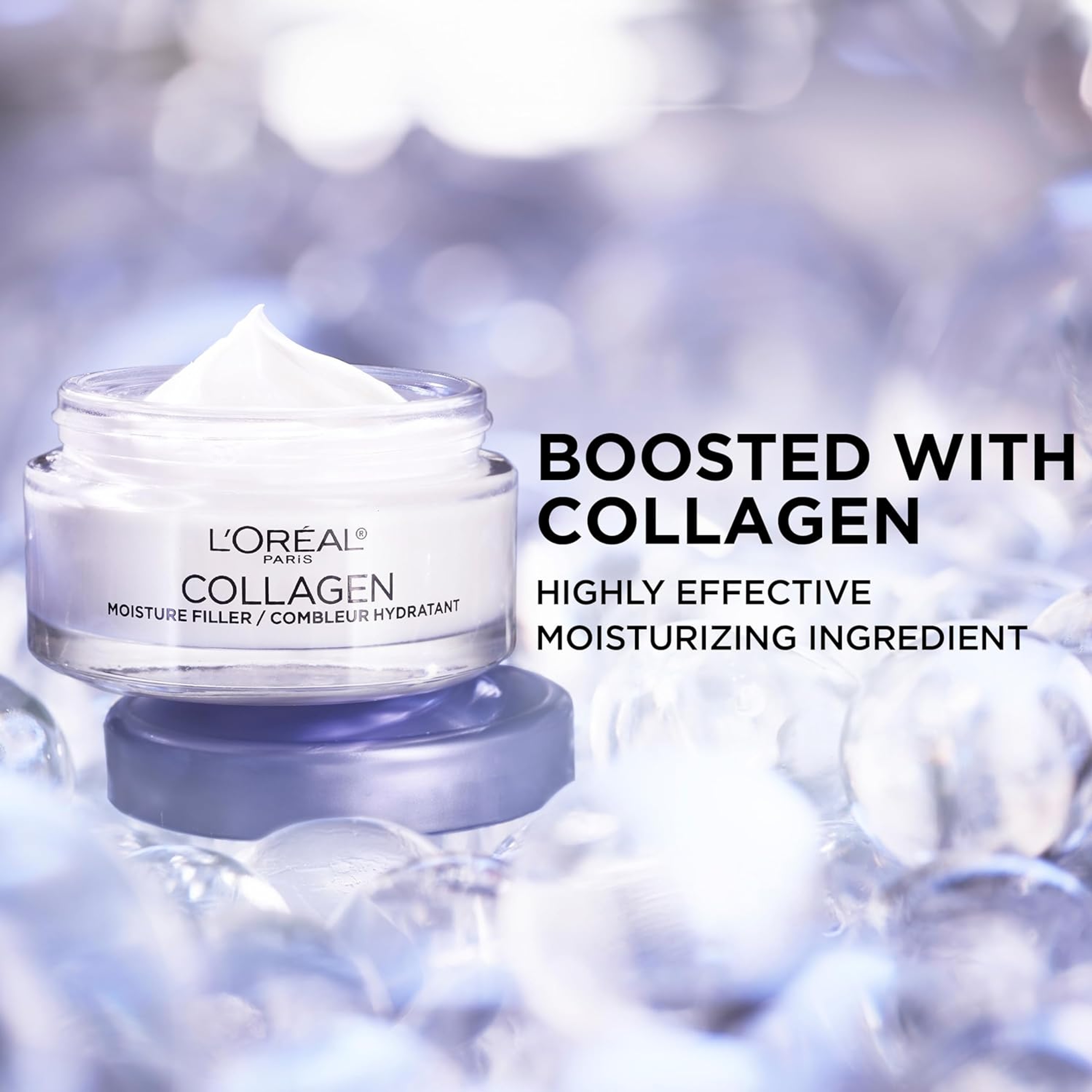 L'Oreal Paris Collagen Moisture Filler Facial Cream - Anti-Aging Moisturizer with Intense Hydration, Fragrance-Free 1.7 oz 4