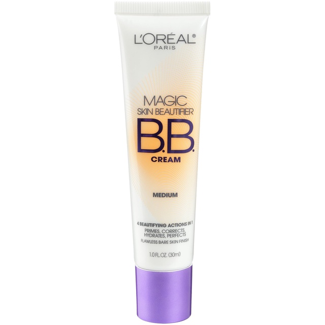 L'Oreal Paris Magic Skin Beautifier BB Cream - 4 Beautifying Actions in 1 Tinted Moisturizer - Medium 1 fl.oz