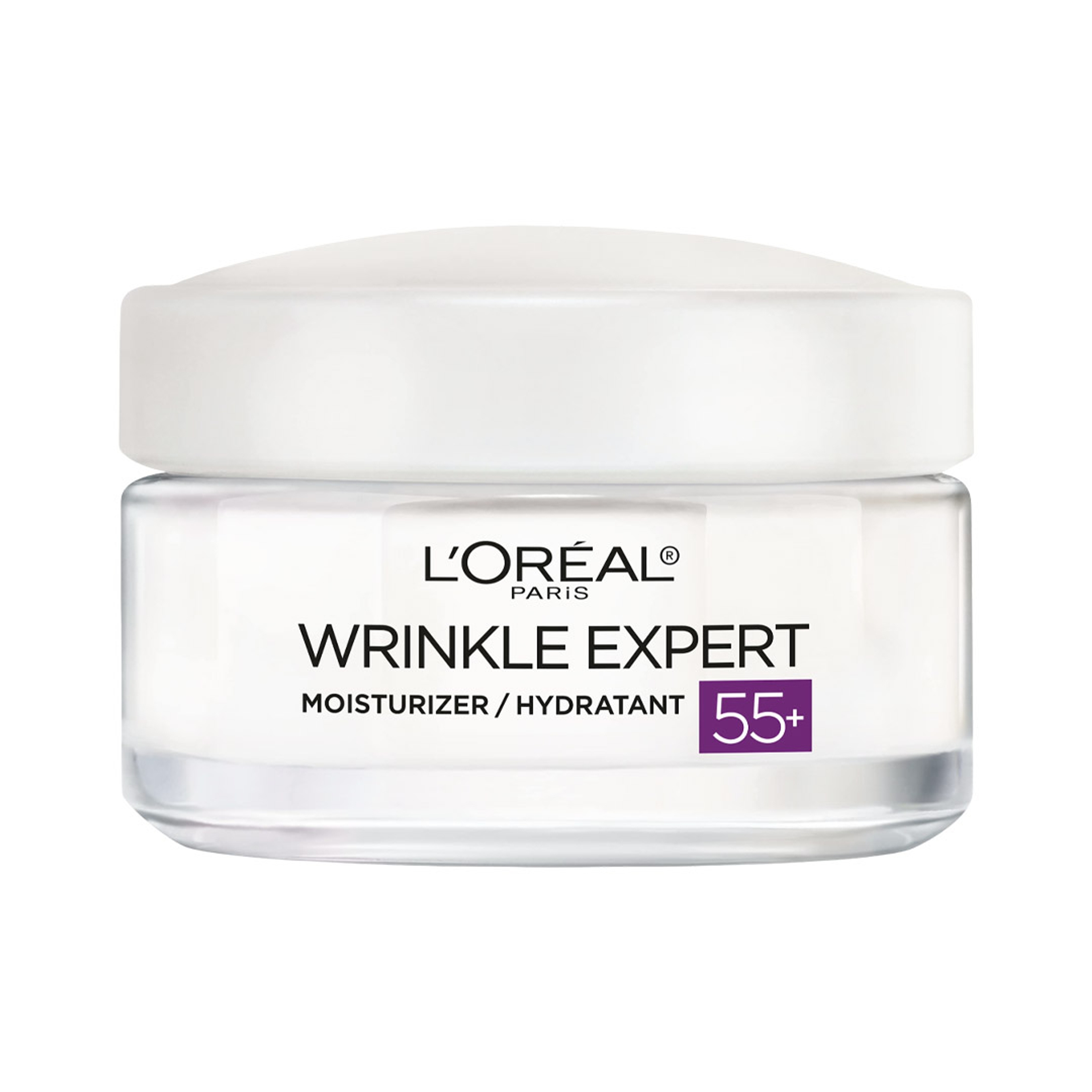L'Oreal Paris Wrinkle Expert 55+ Moisturizer 1.7 oz - Anti-Aging Cream with Calcium suitable for Sensitive Skin 1