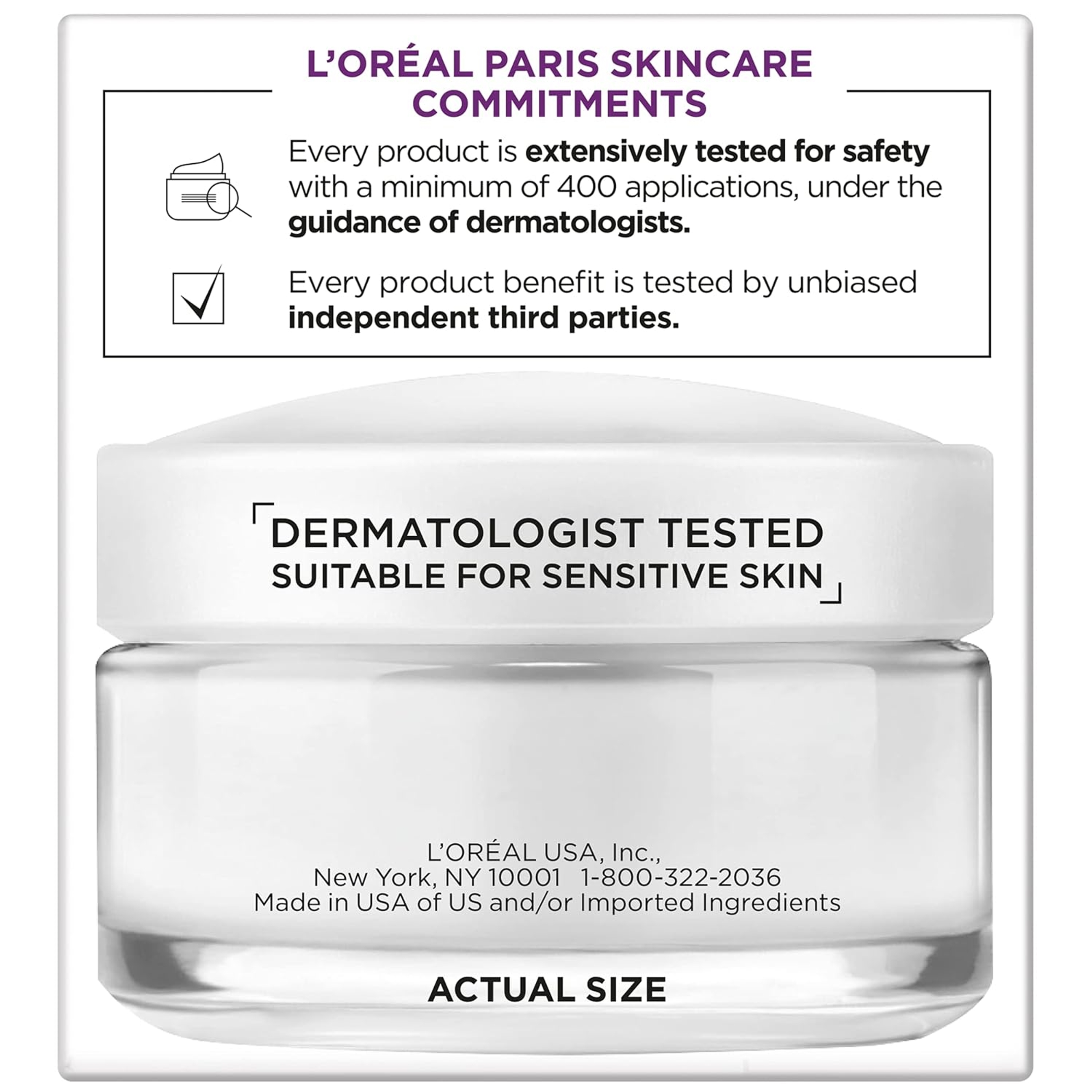 L'Oreal Paris Wrinkle Expert 55+ Moisturizer - Anti-Aging Cream with Calcium suitable for Sensitive Skin 1.7 oz 4