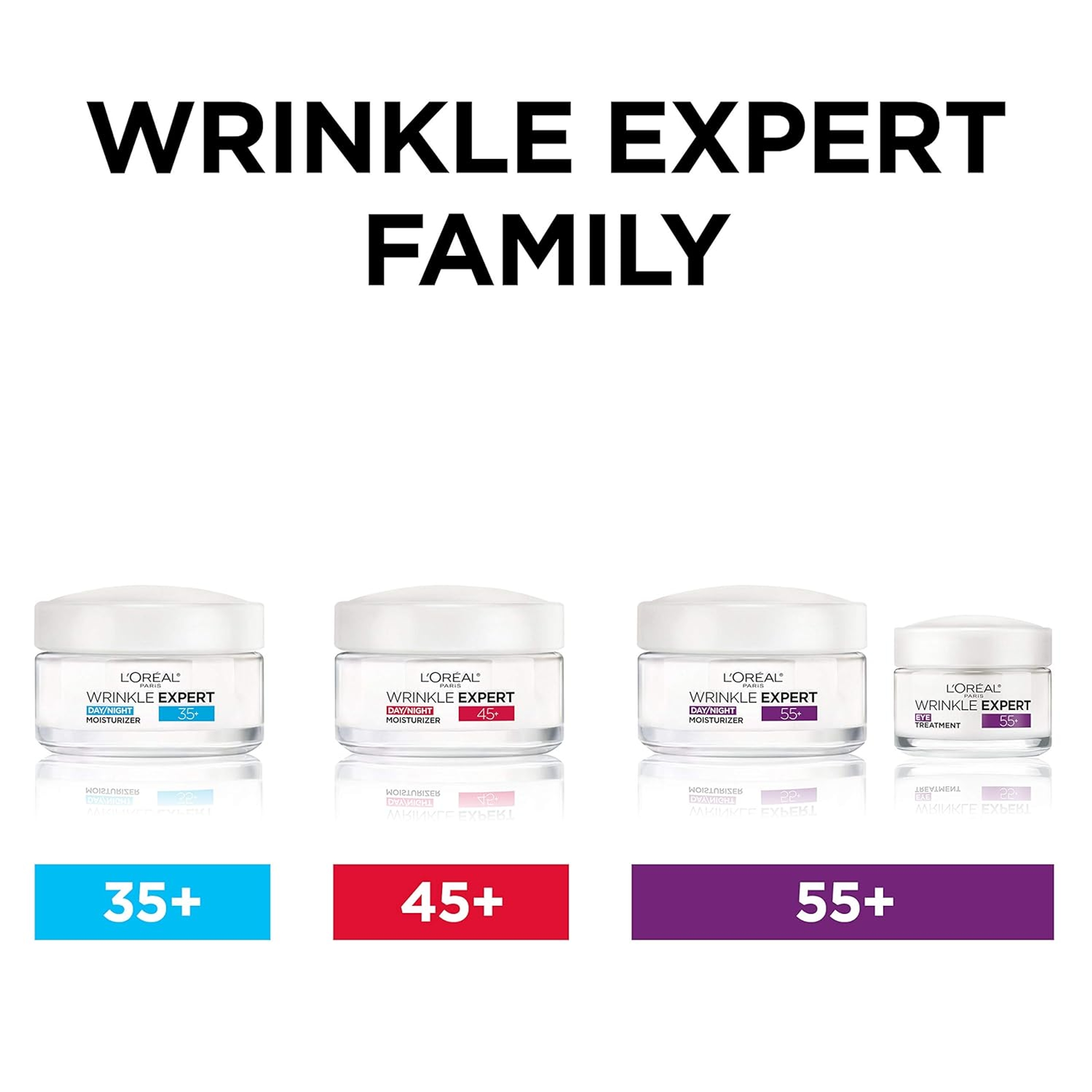 L'Oreal Paris Wrinkle Expert 55+ Moisturizer - Anti-Aging Cream with Calcium suitable for Sensitive Skin 1.7 oz 6