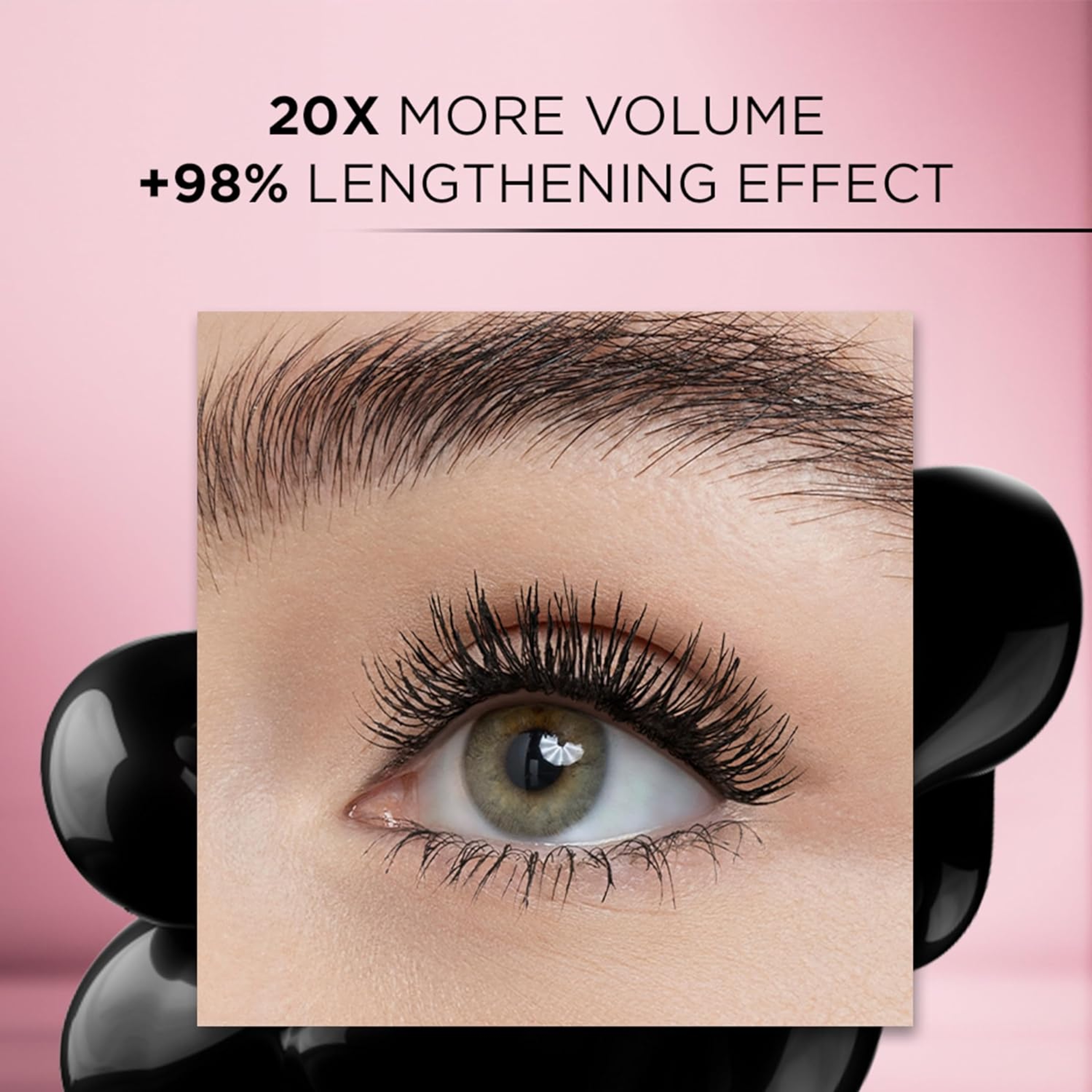 L’Oreal Paris Voluminous Lash Paradise Mascara - Washable Mascara for Volume & Length - Black Brown 0.28 fl.oz 3