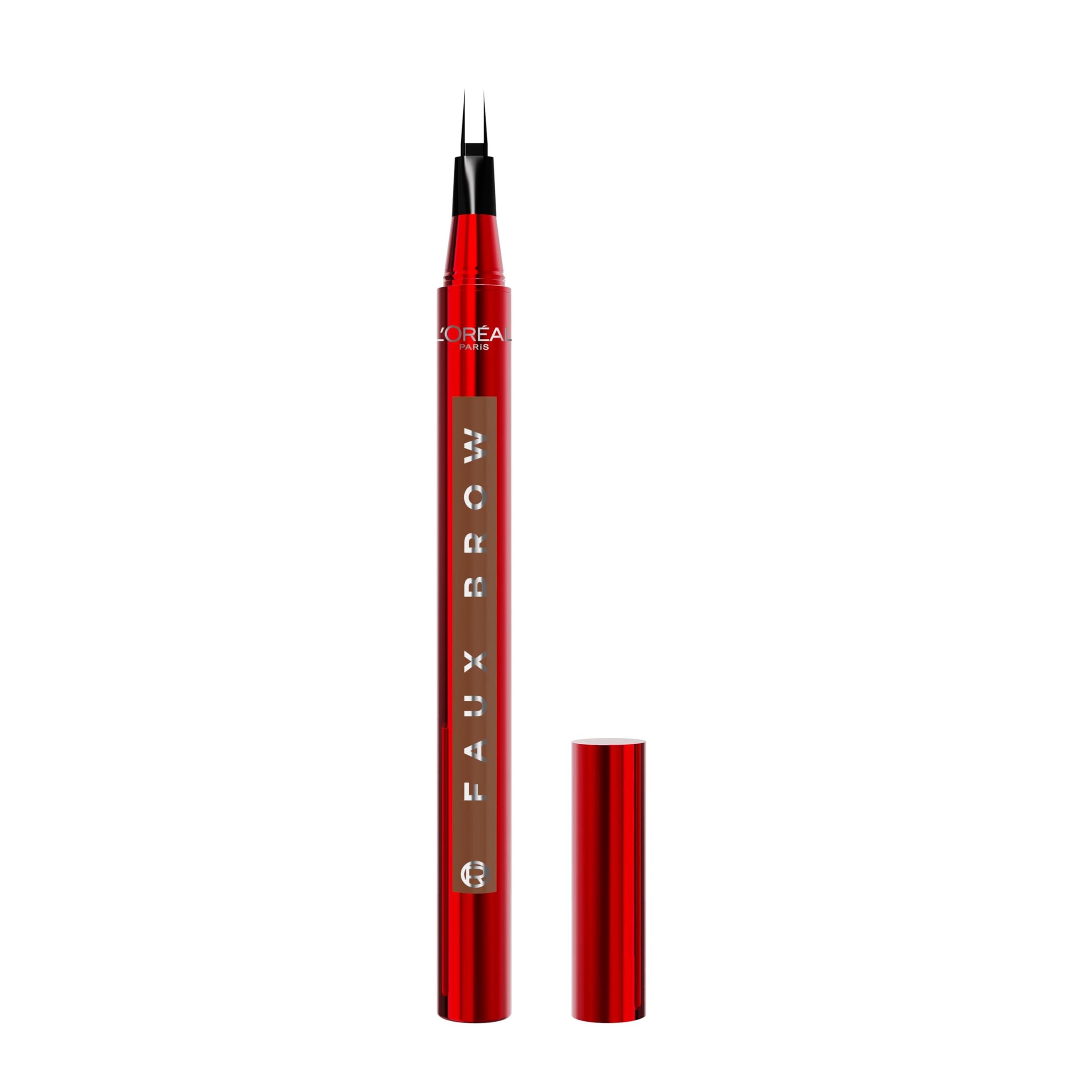 L'Oreal Paris Faux Brow Hair-Like Brow Filling Pen - Eyebrow Pen with Double-Brush Tip - Dark Blonde 0.03 fl.oz 1