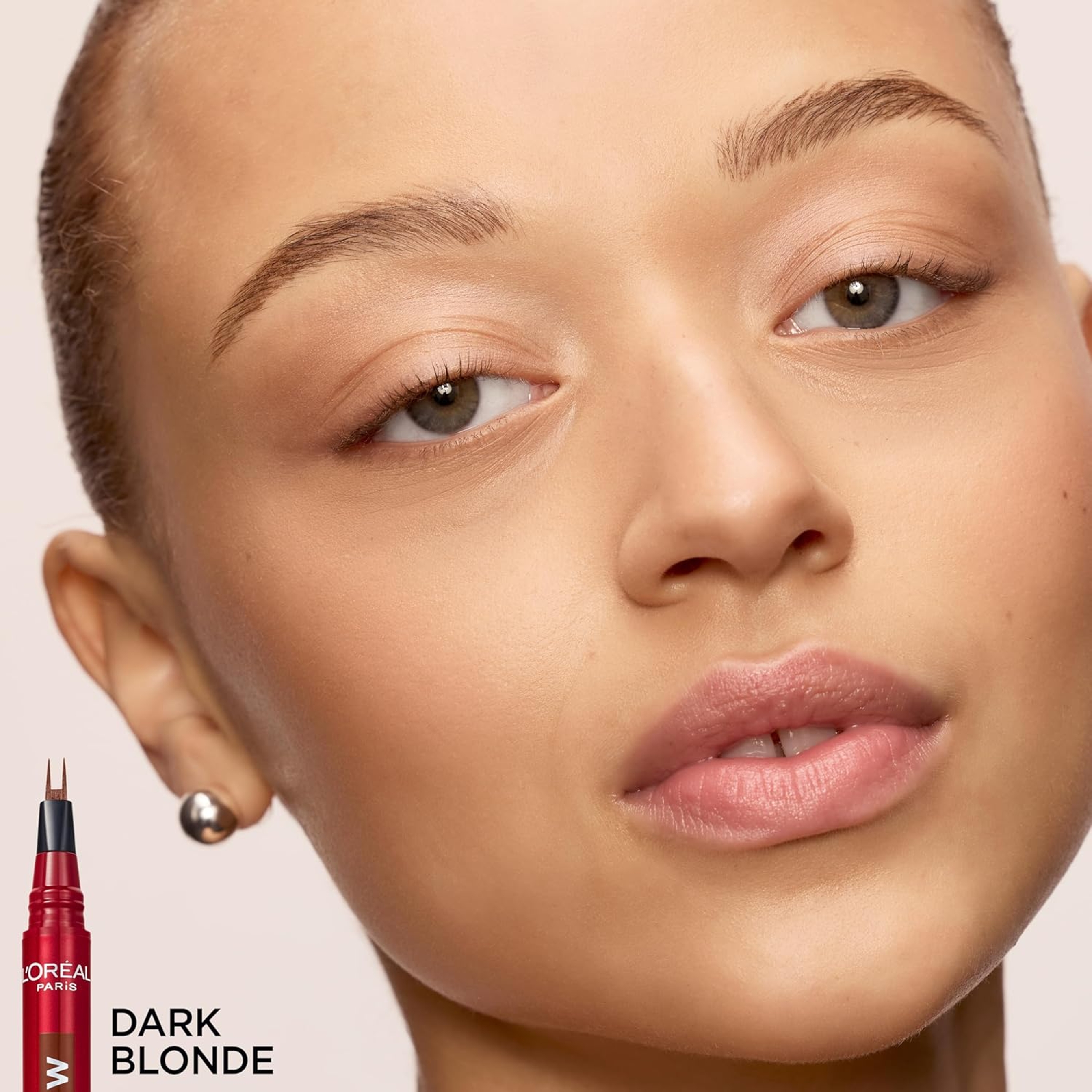 L'Oreal Paris Faux Brow Hair-Like Brow Filling Pen - Eyebrow Pen with Double-Brush Tip - Dark Blonde 0.03 fl.oz 7