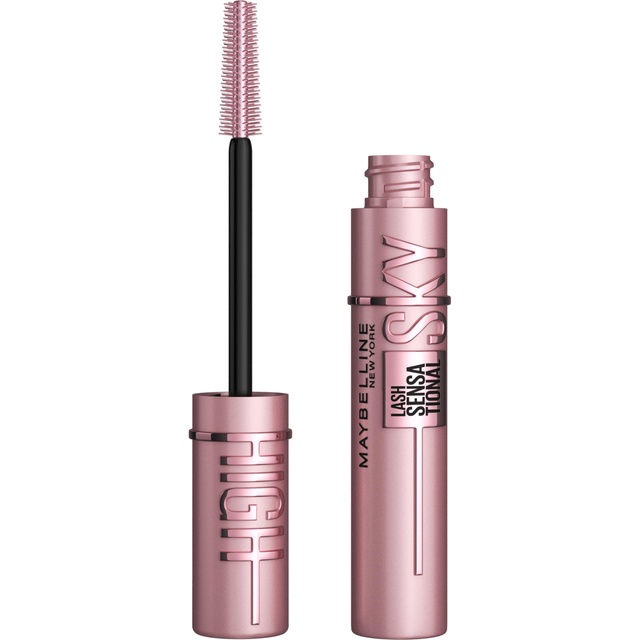 Maybelline Lash Sensational Sky High Mascara, Very Black, 0.24 fl.oz - Washable Lengthening & Volumizing Mascara