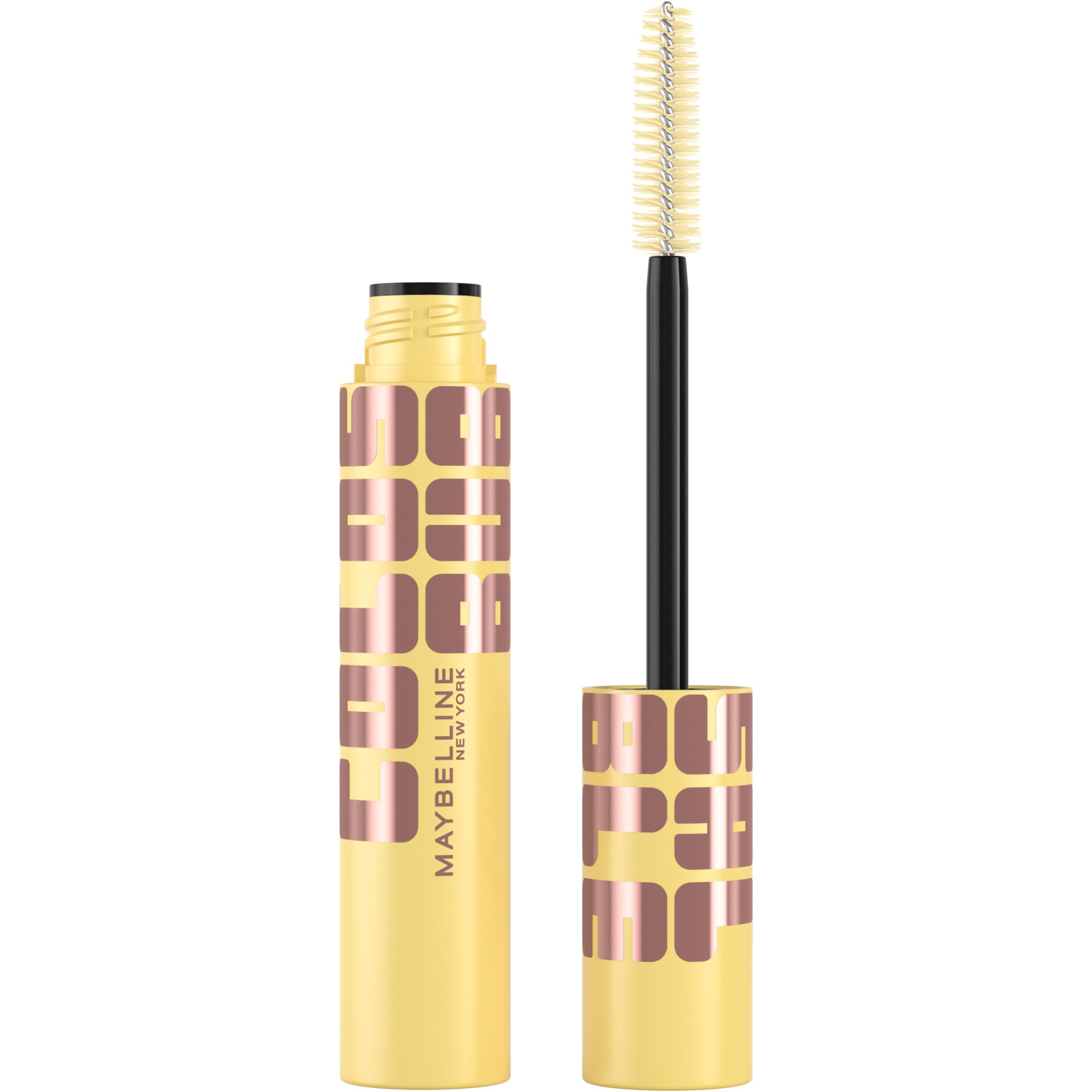 Maybelline Colossal Bubble Washable Mascara, Blackest Black, 1 Count - Buildable, Sleek Lash Volume for Up to 24HR Wear 1