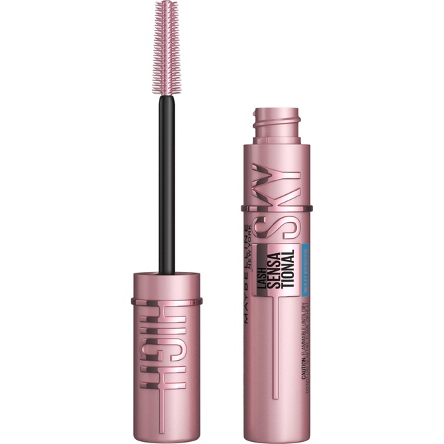 Maybelline Lash Sensational Sky High Waterproof Mascara, Brownish Black, 0.2 fl.oz - Long-Lasting Length & Volume