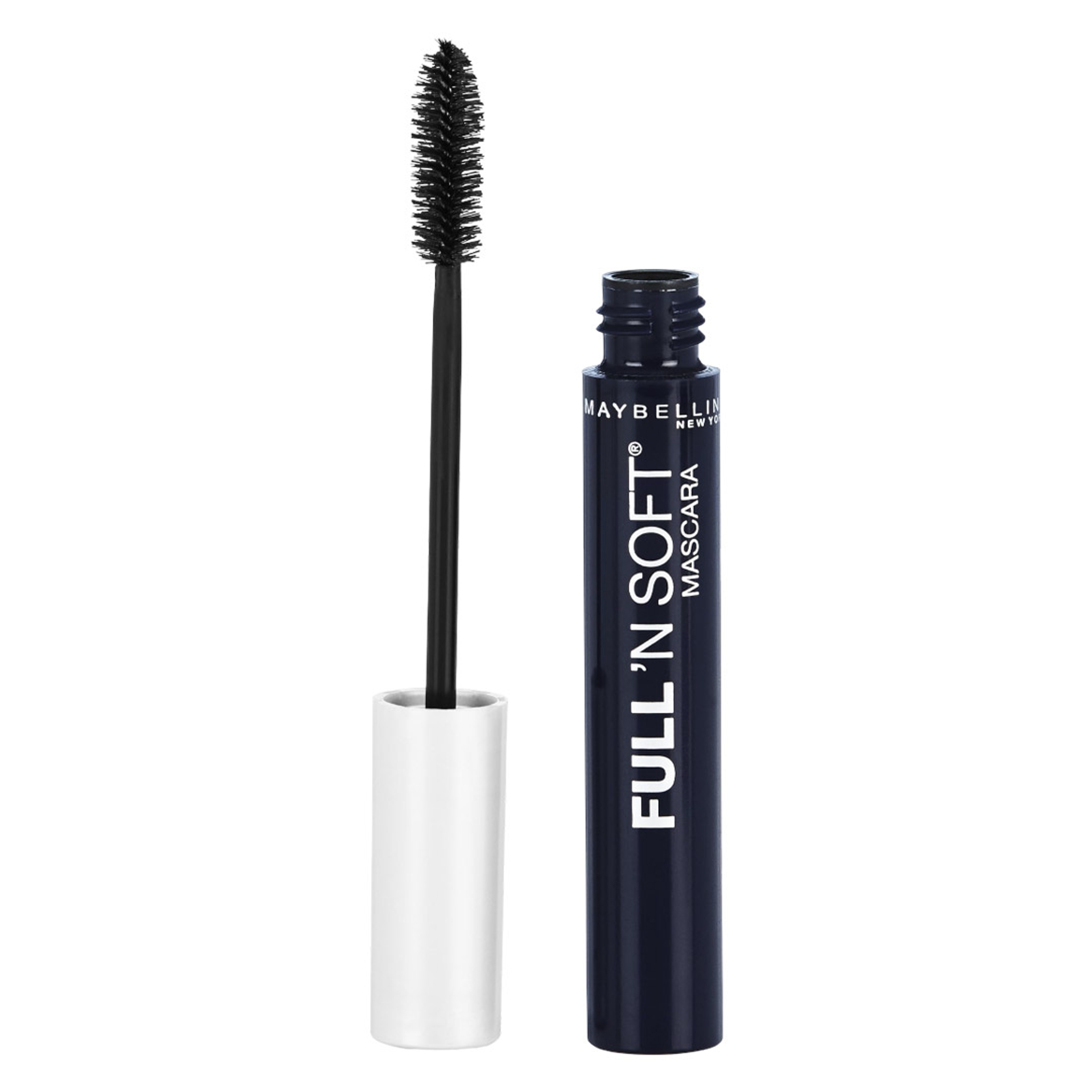 Maybelline Full 'N Soft Washable Mascara, Very Black, 1 Count - for Softer & Fuller Looking Lashes 1