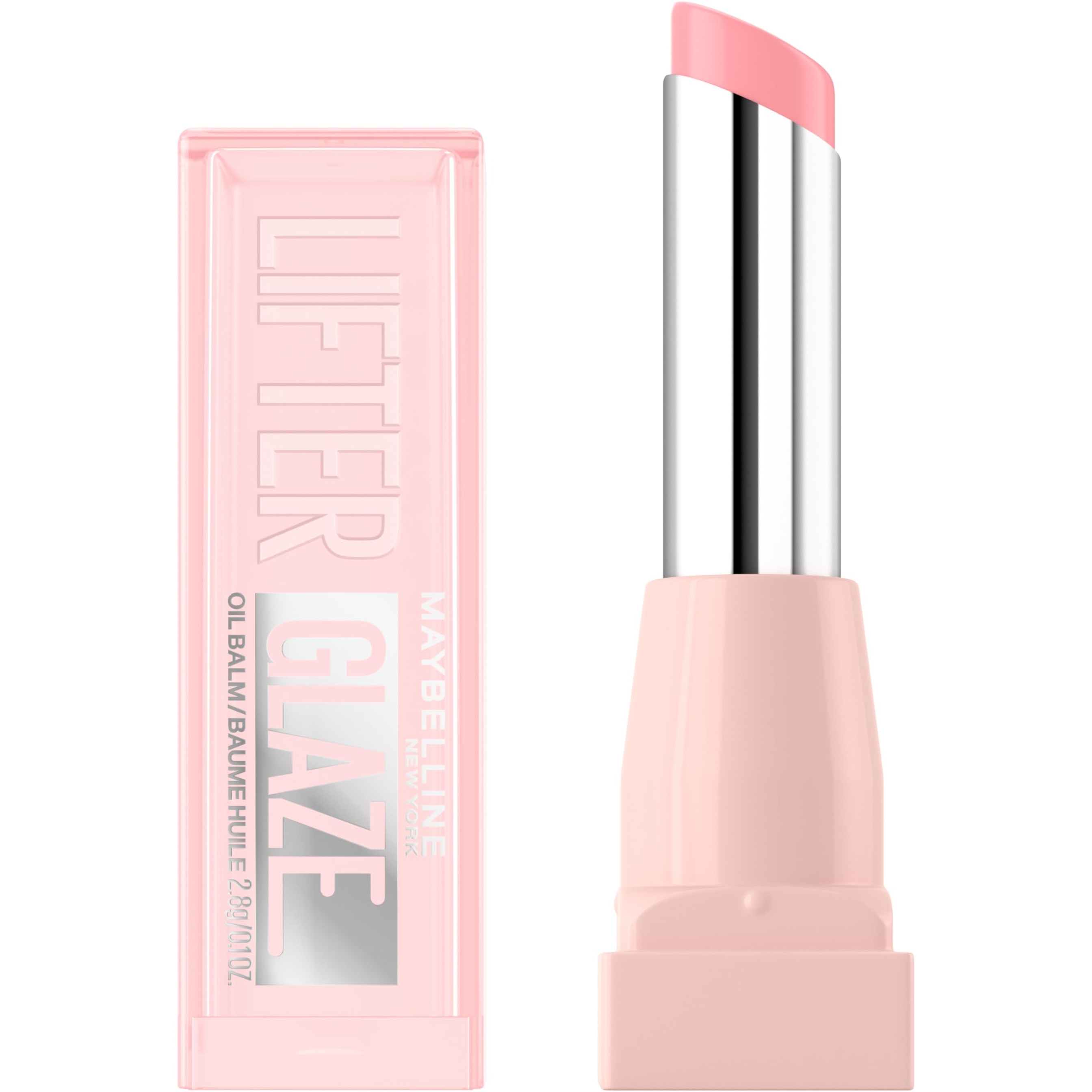 Maybelline Lifter Glaze Oil Balm, Pink Drip, 0.1 oz - Smooth & Glowy Hydrating Lip Balm with Hyaluronic Acid 1