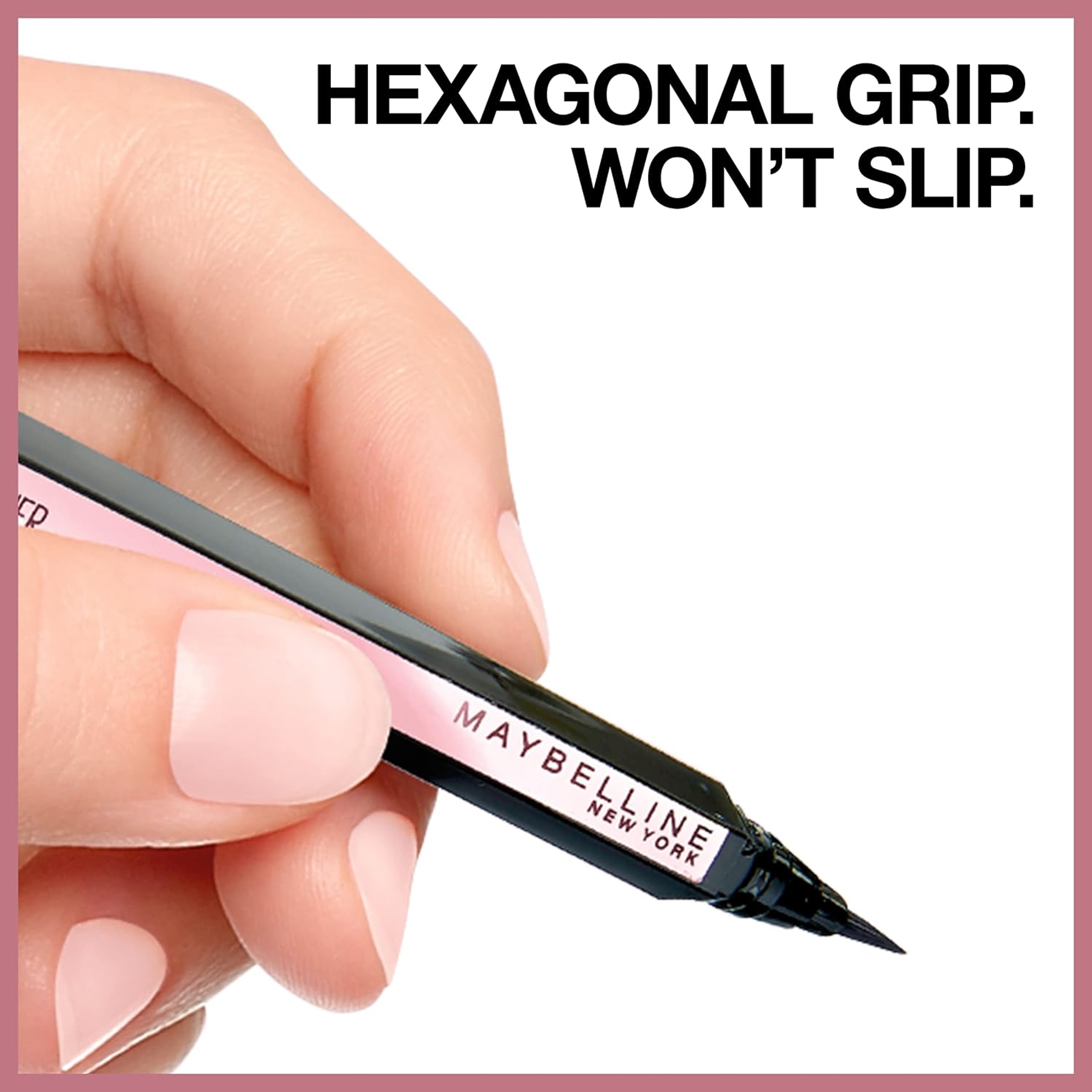 Maybelline Hyper Easy Liquid Eyeliner, Pitch Brown, 1 Count - Waterproof, No-Skip Pen Eyeliner with Satin Finish 3