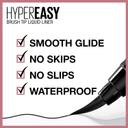Maybelline Hyper Easy Liquid Eyeliner, Pitch Brown, 1 Count - Waterproof, No-Skip Pen Eyeliner with Satin Finish 4