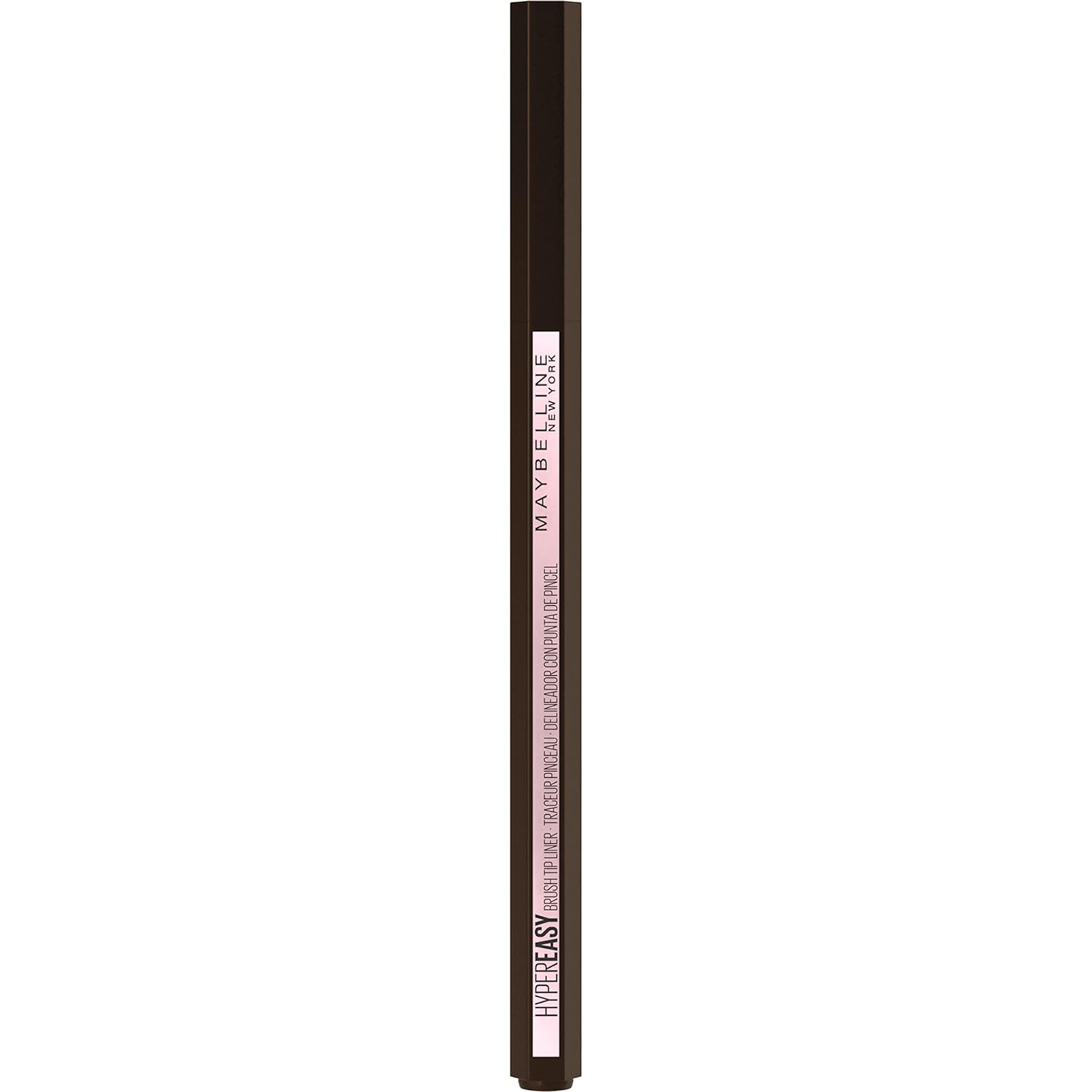 Maybelline Hyper Easy Liquid Eyeliner, Pitch Brown, 1 Count - Waterproof, No-Skip Pen Eyeliner with Satin Finish 8