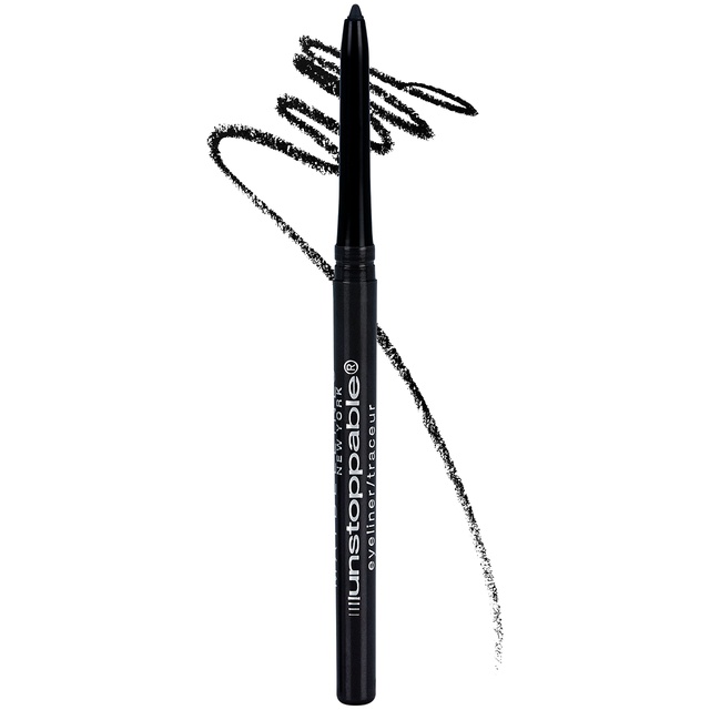 Maybelline Unstoppable Mechanical Eyeliner Pencil, Onyx, 1 Count - Waterproof, Long-Lasting & Smudge-Resistant