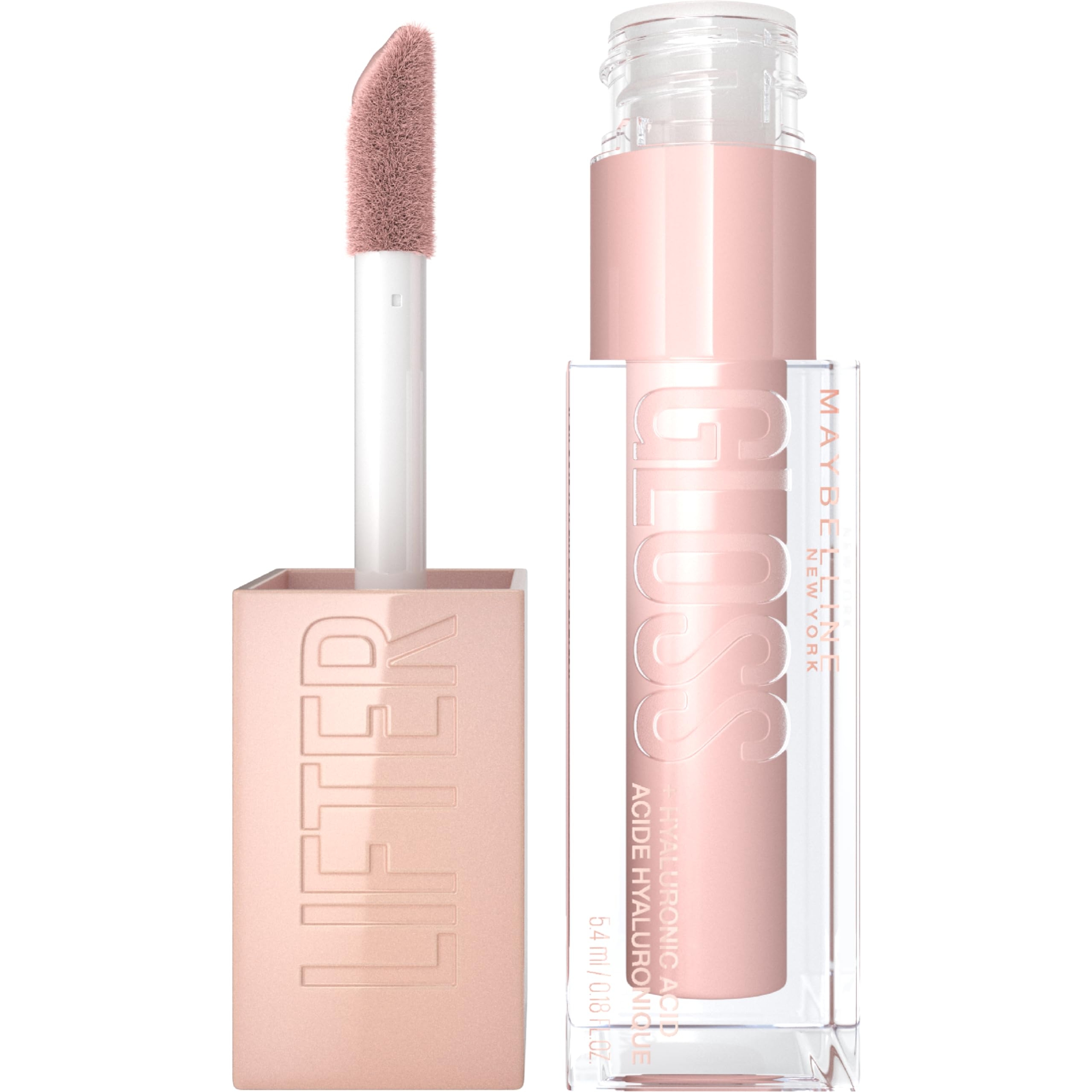 Maybelline Lifter Gloss, Ice, 0.18 fl.oz - Hydrating Lip Gloss with Hyaluronic Acid 1