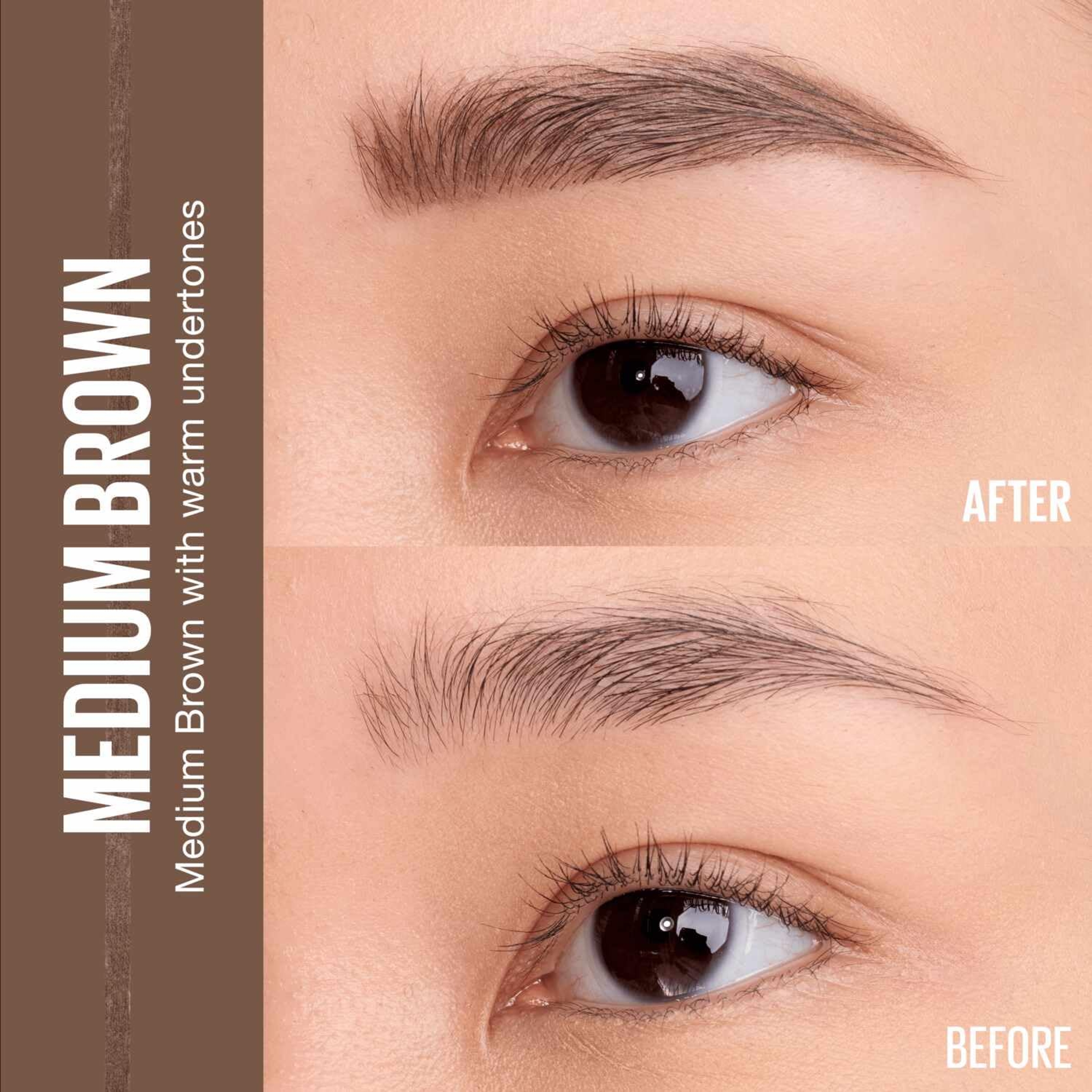 Maybelline Brow Ultra Slim Micro-Definer Pencil - Brow Pencil for Defined Eyebrows - Medium Brown 3