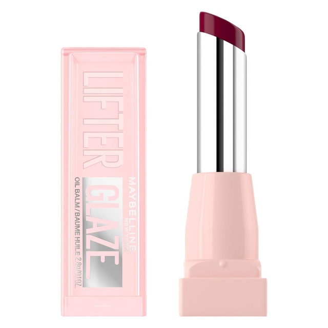 Maybelline Lifter Glaze Oil Balm, Acai Glaze, 0.1 oz - Smooth & Glowy Hydrating Lip Balm with Hyaluronic Acid