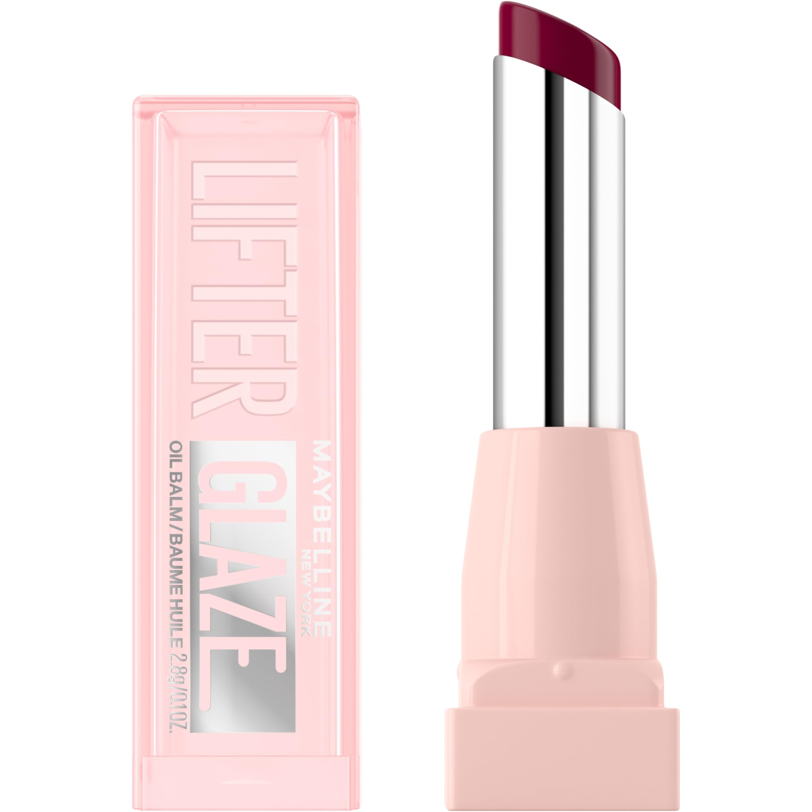 Maybelline Lifter Glaze Oil Balm, Acai Glaze, 0.1 oz - Smooth & Glowy Hydrating Lip Balm with Hyaluronic Acid 1