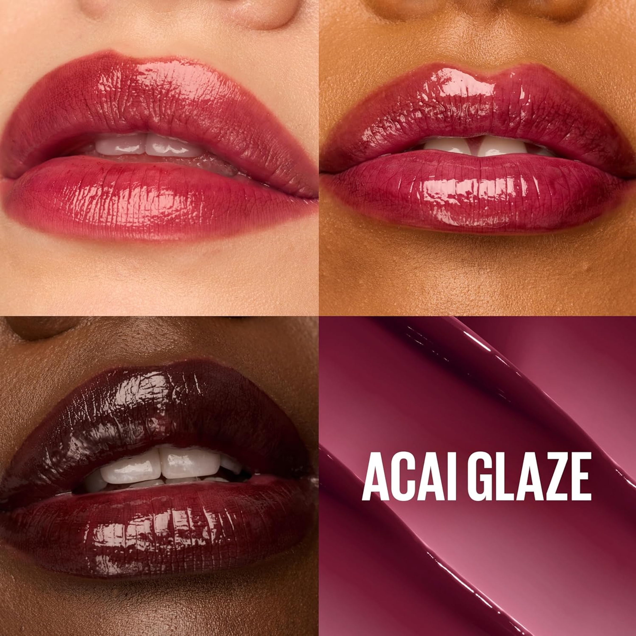 Maybelline Lifter Glaze Oil Balm, Acai Glaze, 0.1 oz - Smooth & Glowy Hydrating Lip Balm with Hyaluronic Acid 2