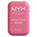 NYX Professional Makeup Buttermelt Blush, For The Butta, 0.17 oz - Fade & Transfer-Resistant Buttery Soft Powder Blush 1