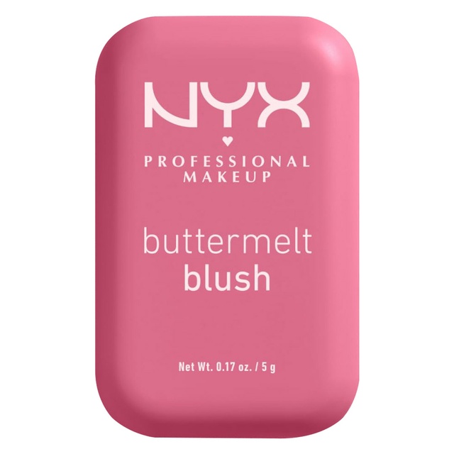 NYX Professional Makeup Buttermelt Blush, For The Butta, 0.17 oz - Fade & Transfer-Resistant Buttery Soft Powder Blush