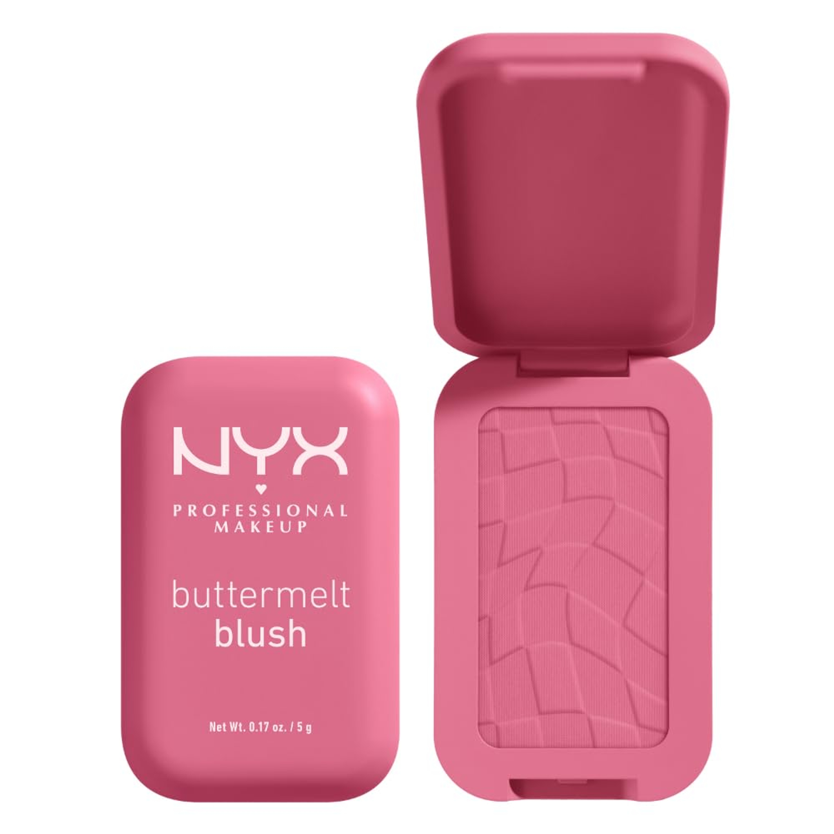 NYX Professional Makeup Buttermelt Blush, For The Butta, 0.17 oz - Fade & Transfer-Resistant Buttery Soft Powder Blush 1