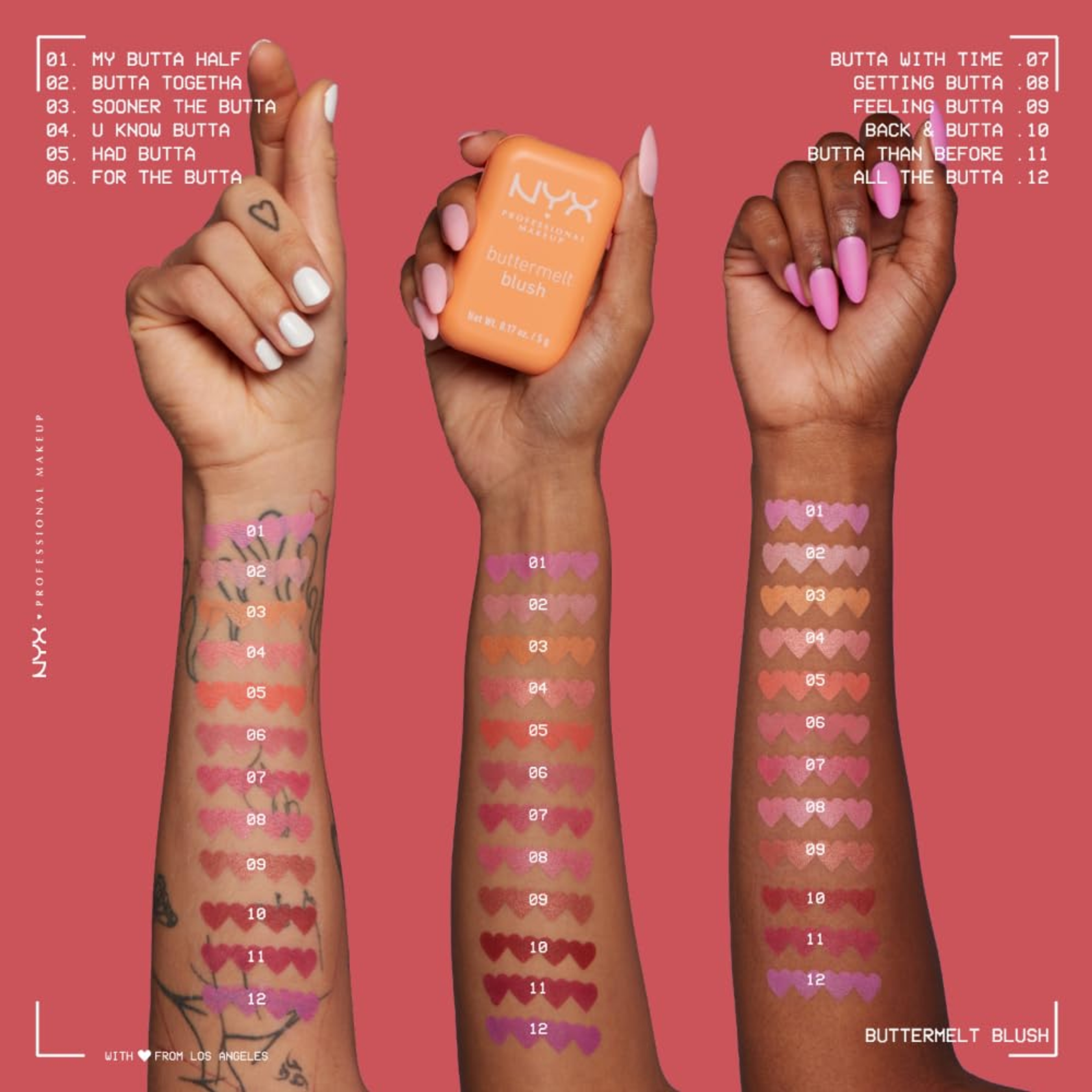NYX Professional Makeup Buttermelt Blush, For The Butta, 0.17 oz - Fade & Transfer-Resistant Buttery Soft Powder Blush 7