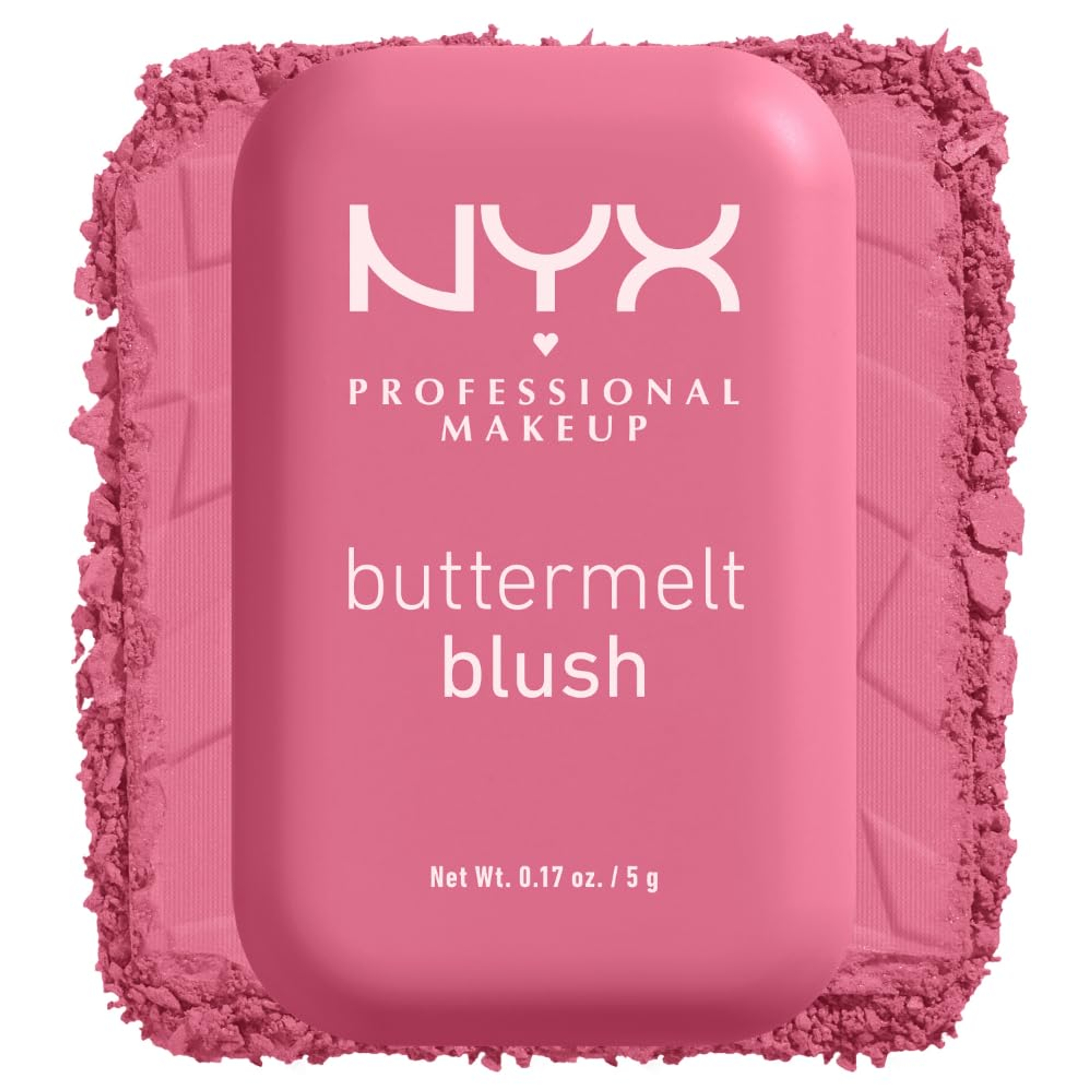 NYX Professional Makeup Buttermelt Blush, For The Butta, 0.17 oz - Fade & Transfer-Resistant Buttery Soft Powder Blush 11
