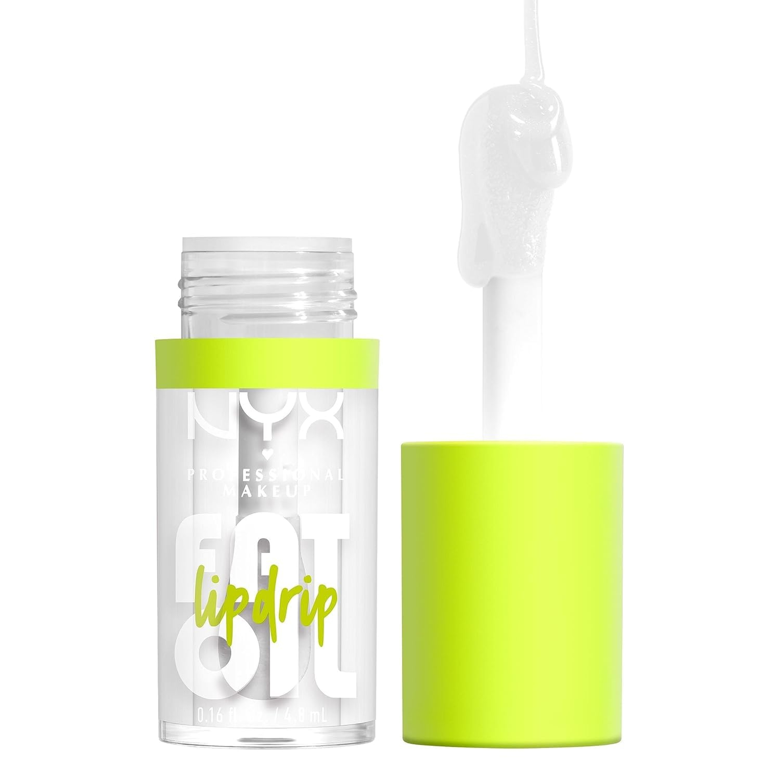 NYX Professional Makeup Fat Oil Lip Drip, My Main, 0.16 fl.oz - Moisturizing Lip Oil Gloss with Up to 12HR Hydration 1