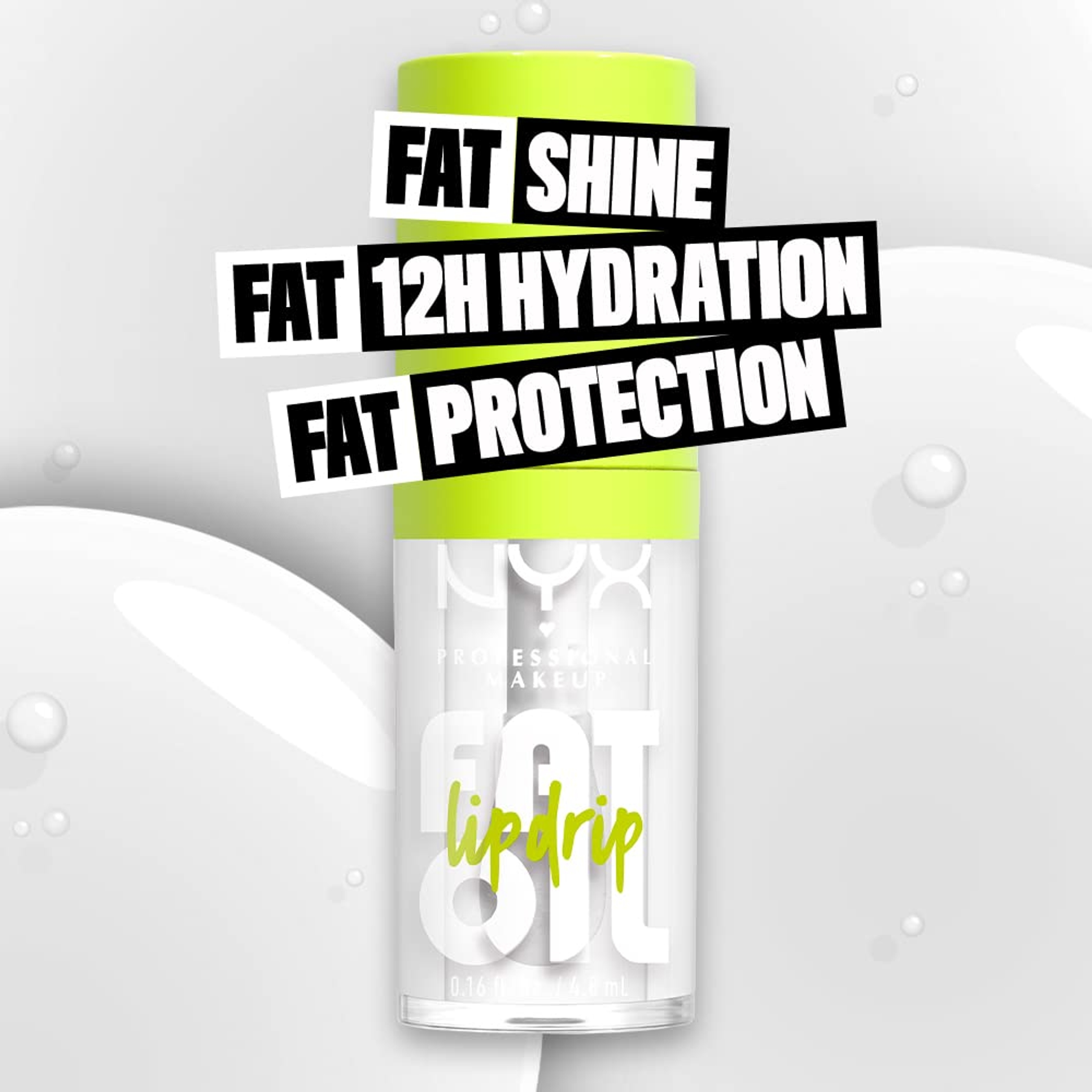 NYX Professional Makeup Fat Oil Lip Drip, My Main, 0.16 fl.oz - Moisturizing Lip Oil Gloss with Up to 12HR Hydration 2
