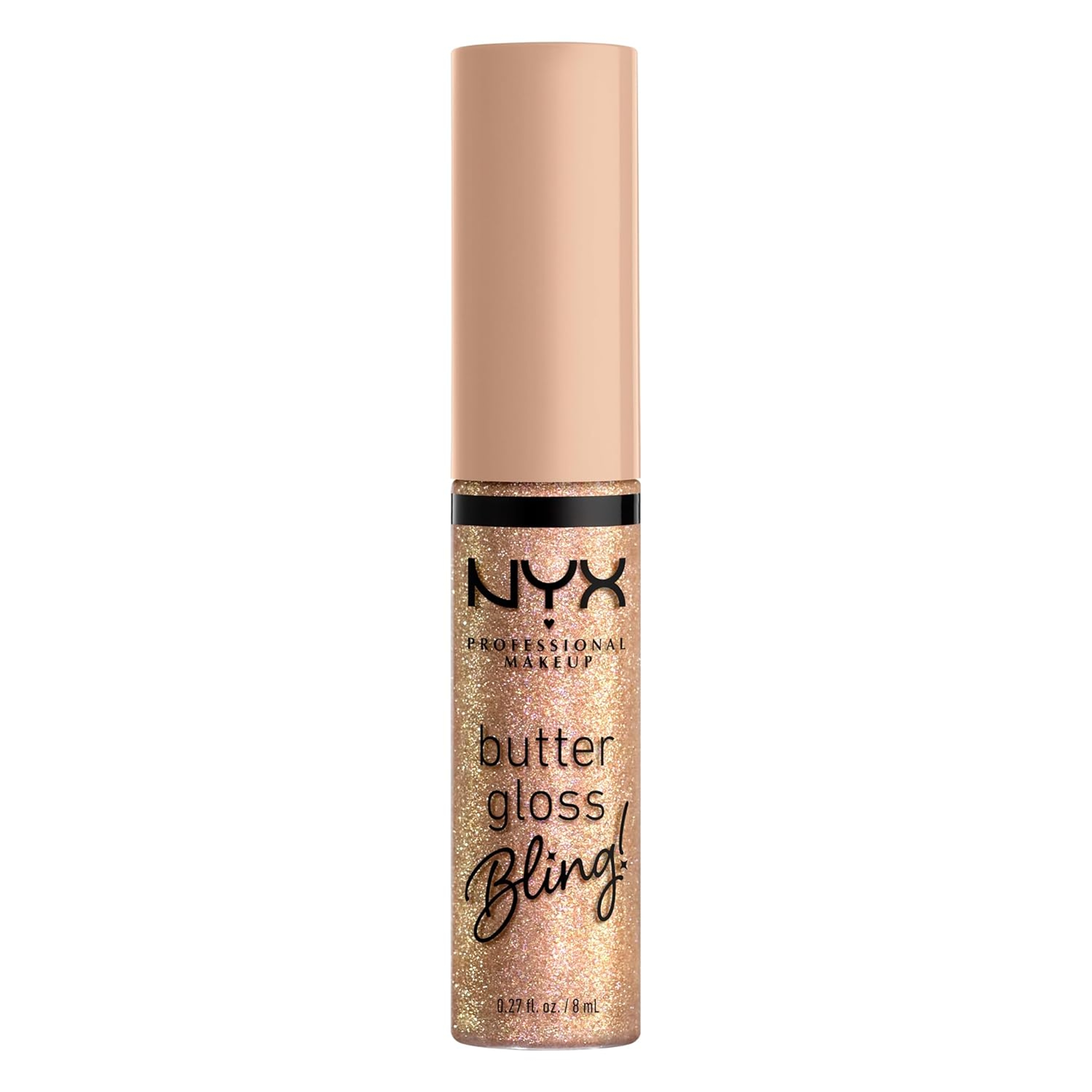NYX Professional Makeup Butter Gloss Lip Gloss, Bring The Bling, 0.27 fl.oz - Non-Sticky & Shiny Vegan Lip Makeup 7