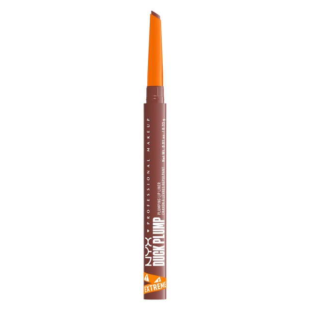NYX Professional Makeup Duck Plump Plumping Lip Liner, Nude Flip, 0.01 oz - Matte Pencil with Up to 10HR Wear