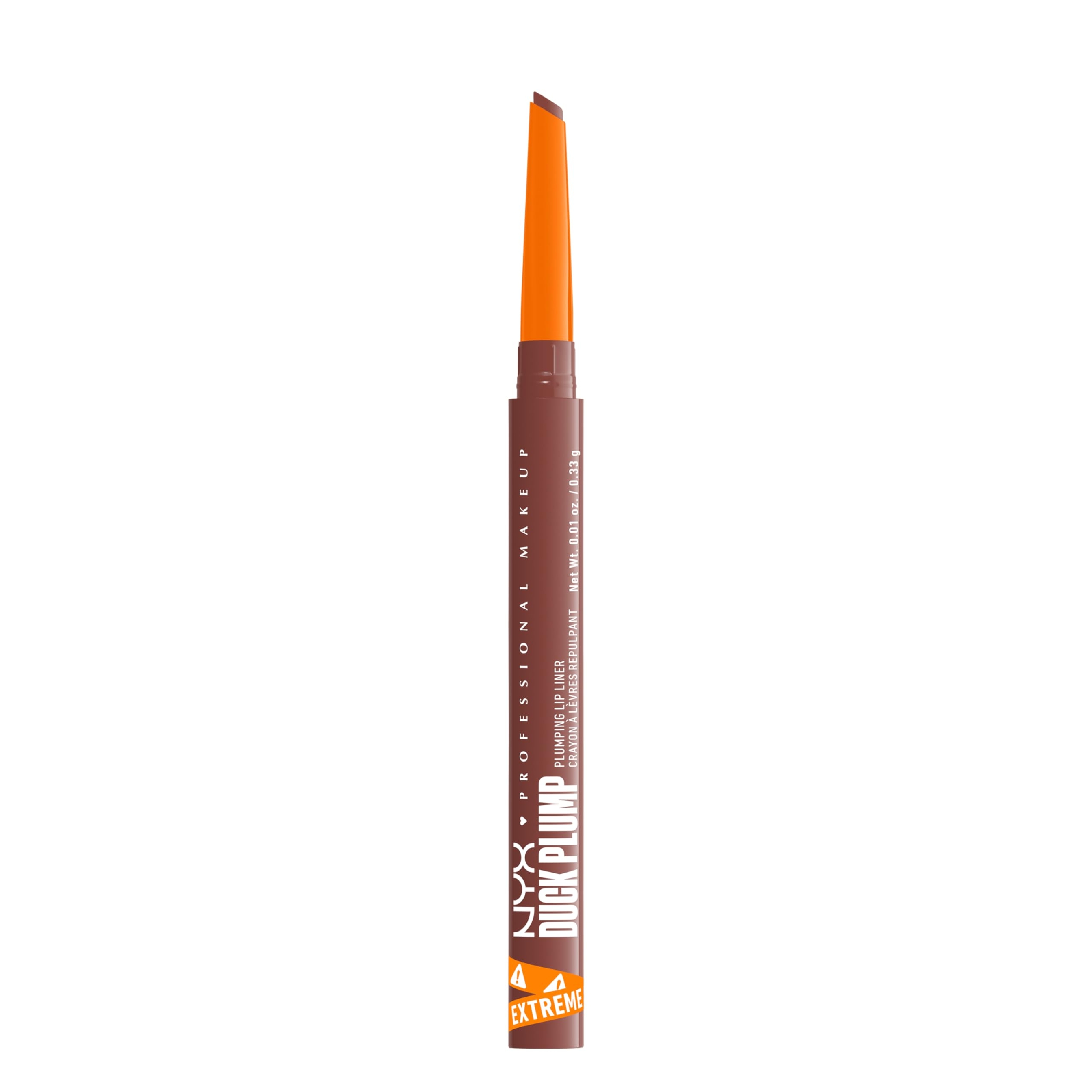NYX Professional Makeup Duck Plump Plumping Lip Liner, Nude Flip, 0.01 oz - Matte Pencil with Up to 10HR Wear 1