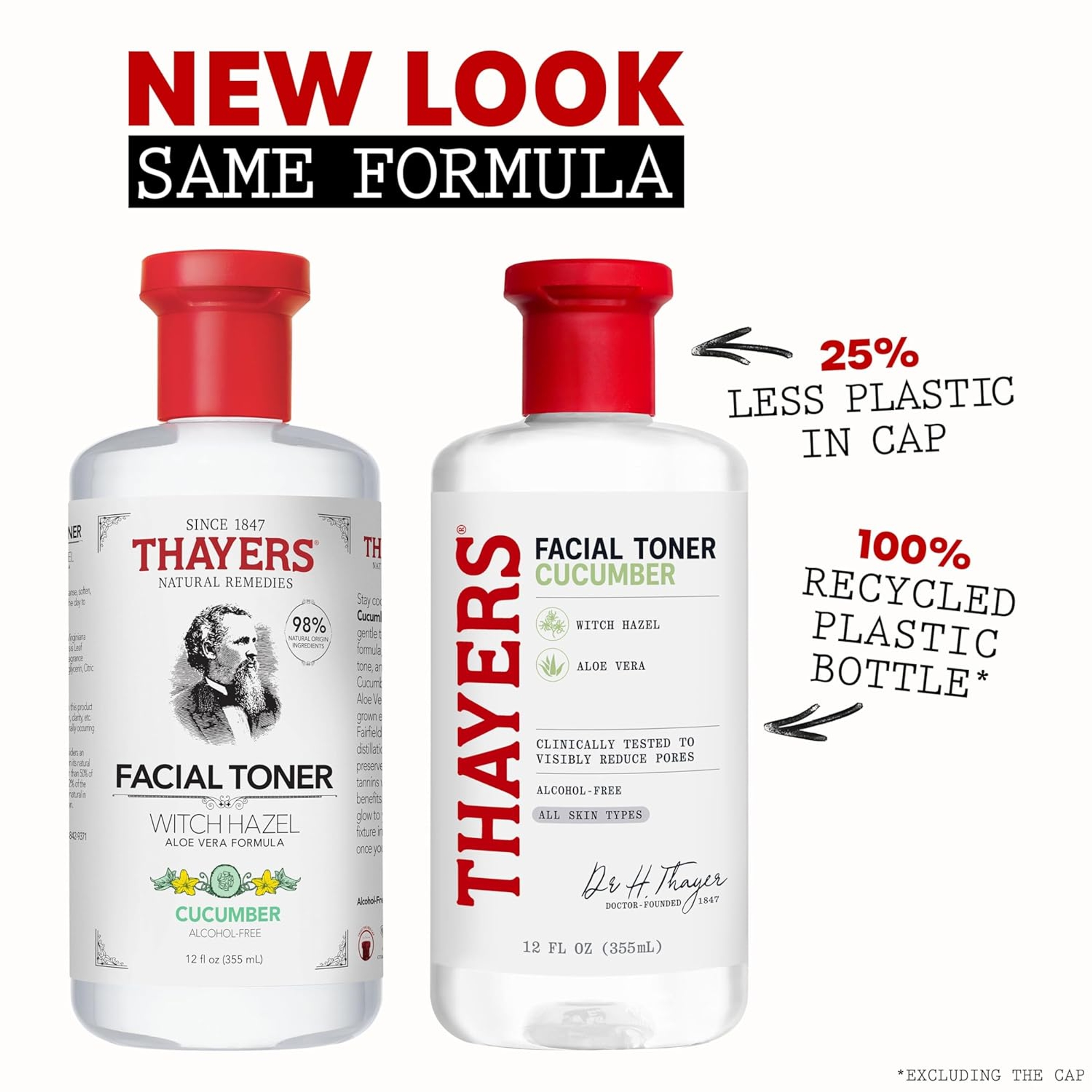 Thayers Cucumber Facial Toner 12 fl.oz - Alcohol-Free, Hydrating & Soothing with Witch Hazel & Aloe Vera 2