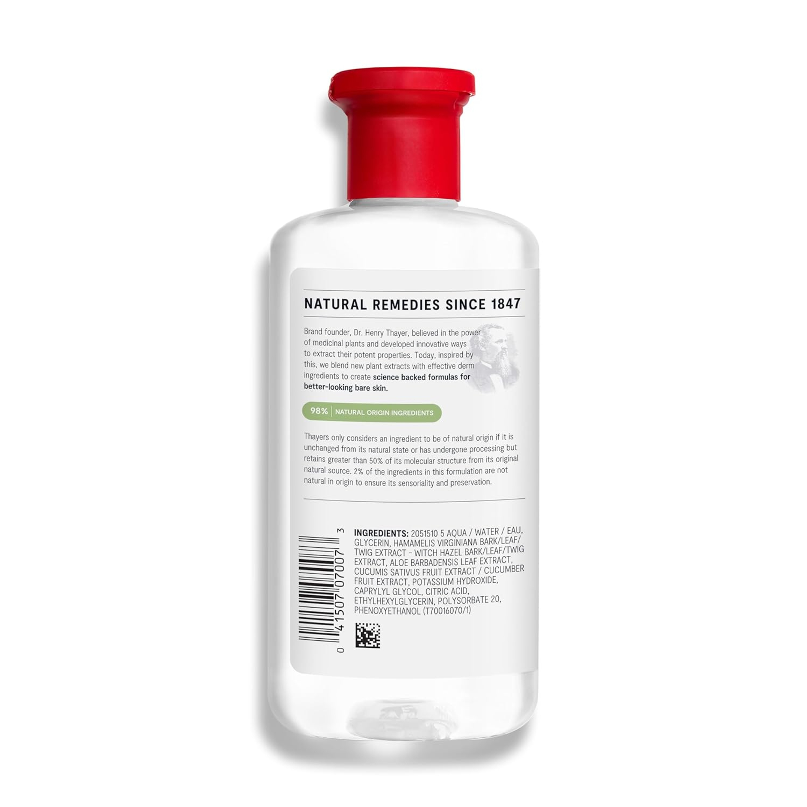 Thayers Cucumber Facial Toner 12 fl.oz - Alcohol-Free, Hydrating & Soothing with Witch Hazel & Aloe Vera 10