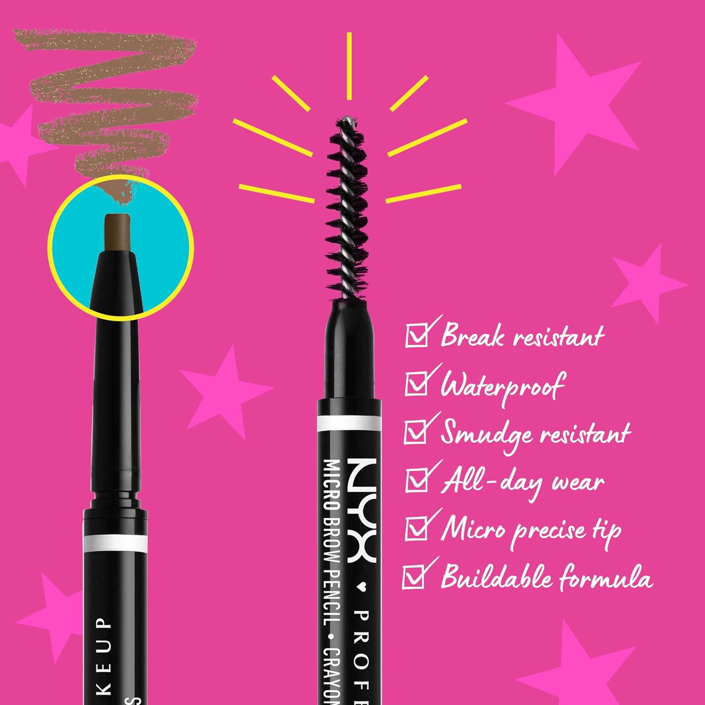 NYX Professional Makeup Micro Brow Pencil, Espresso, 1 Count - Precise Eyebrow Pencil 3