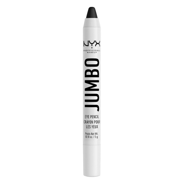 NYX Professional Makeup Jumbo Eye Pencil, Black Bean, 0.18 oz - Blendable Eyeshadow Stick & Eyeliner Pencil