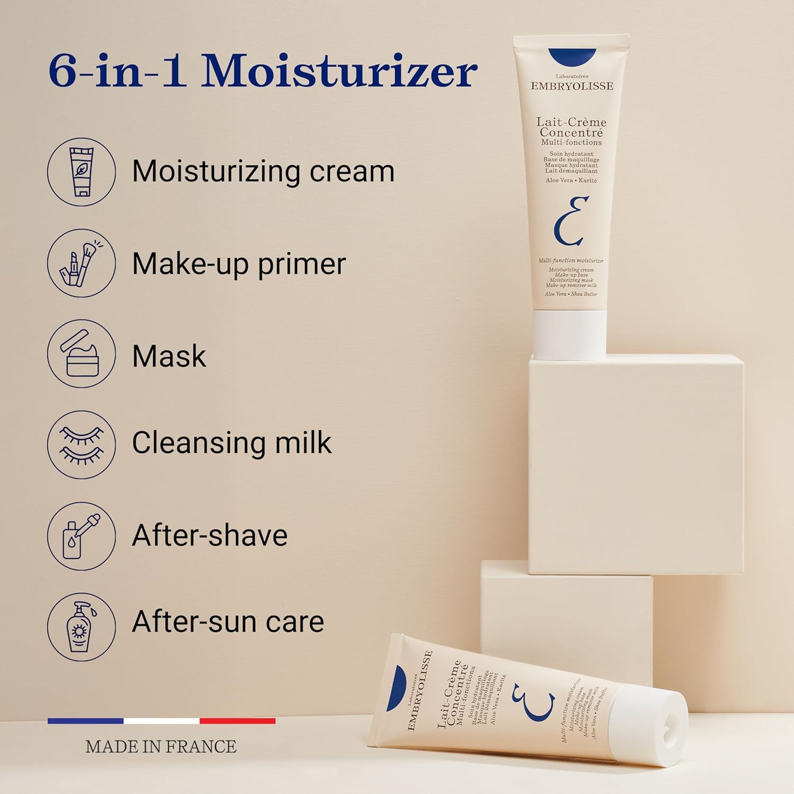 Embryolisse Lait-Crème Concentré 1.01 fl.oz - Face Moisturizer and Makeup Primer with Shea Butter & Aloe 4