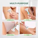 Hotosu Silky Smooth 5-Blade Women’s Razor, Mint, 1 Handle + 2 Refill Cartridges - Smooth Glide, Ultra-Flexible 6