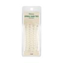Hotosu Spiral Hair Ties, Transparent, 4 Count - Secure Hold, Gentle On Hair 1