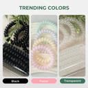 Hotosu Spiral Hair Ties, Pastel, 4 Count - Secure Hold, Gentle On Hair 6
