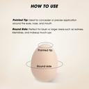 Mastige Marshmallow Mini Hygienic Makeup Puff Set 4-Pack 6