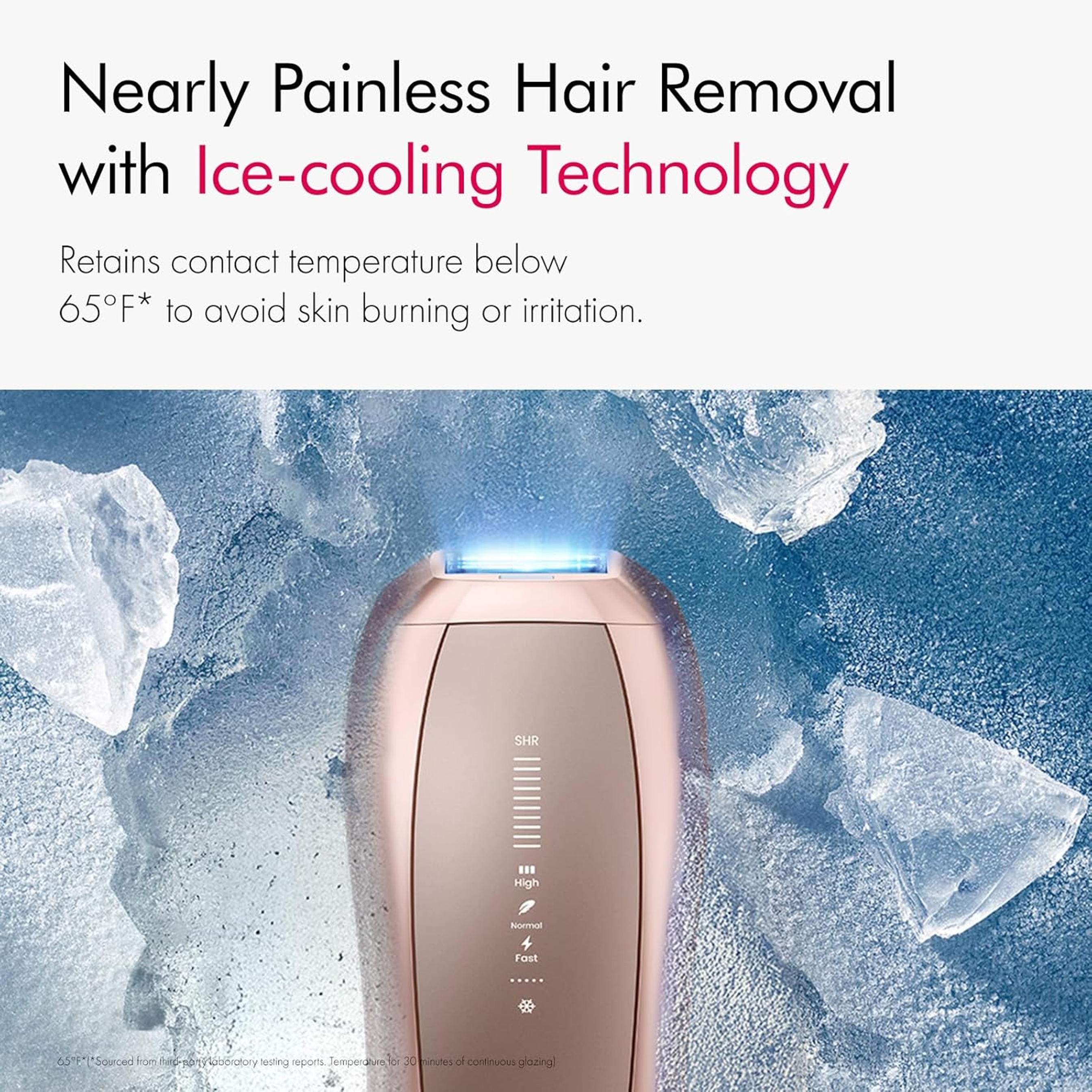 Ulike Air 10 IPL Laser Hair Removal Device, Pink, 1 Count - Ice Cool & Permanent Hair Reduction for Women & Men 6